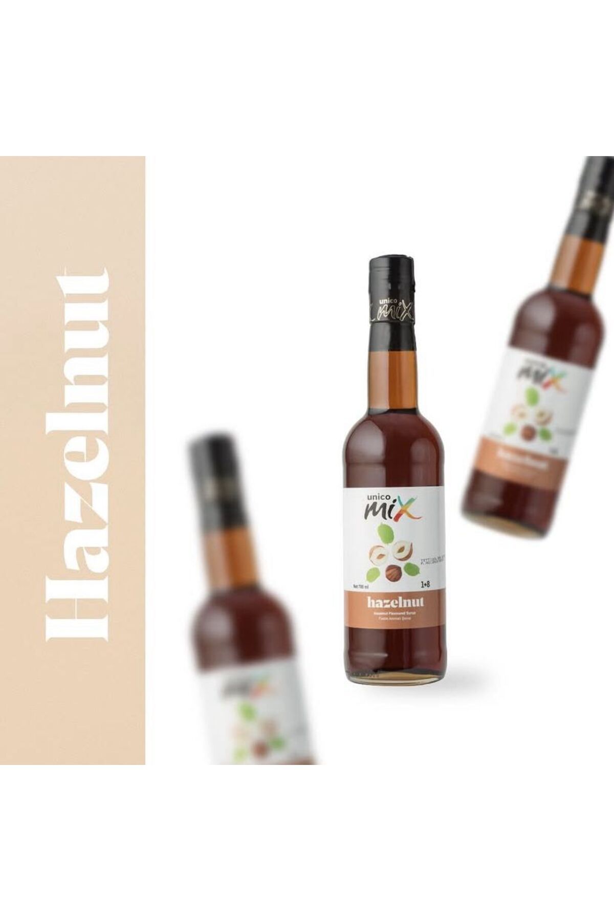 Unicomix Fındık Şurubu 700 ml Cam Şişe