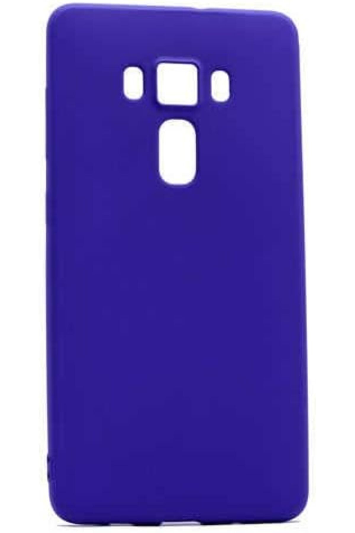 STOREMAX SRT Zenfone 3 ZE552KL Uyumlu Mat Yumuşak Silikon Kılıf (Mavi) FxYM 1126906