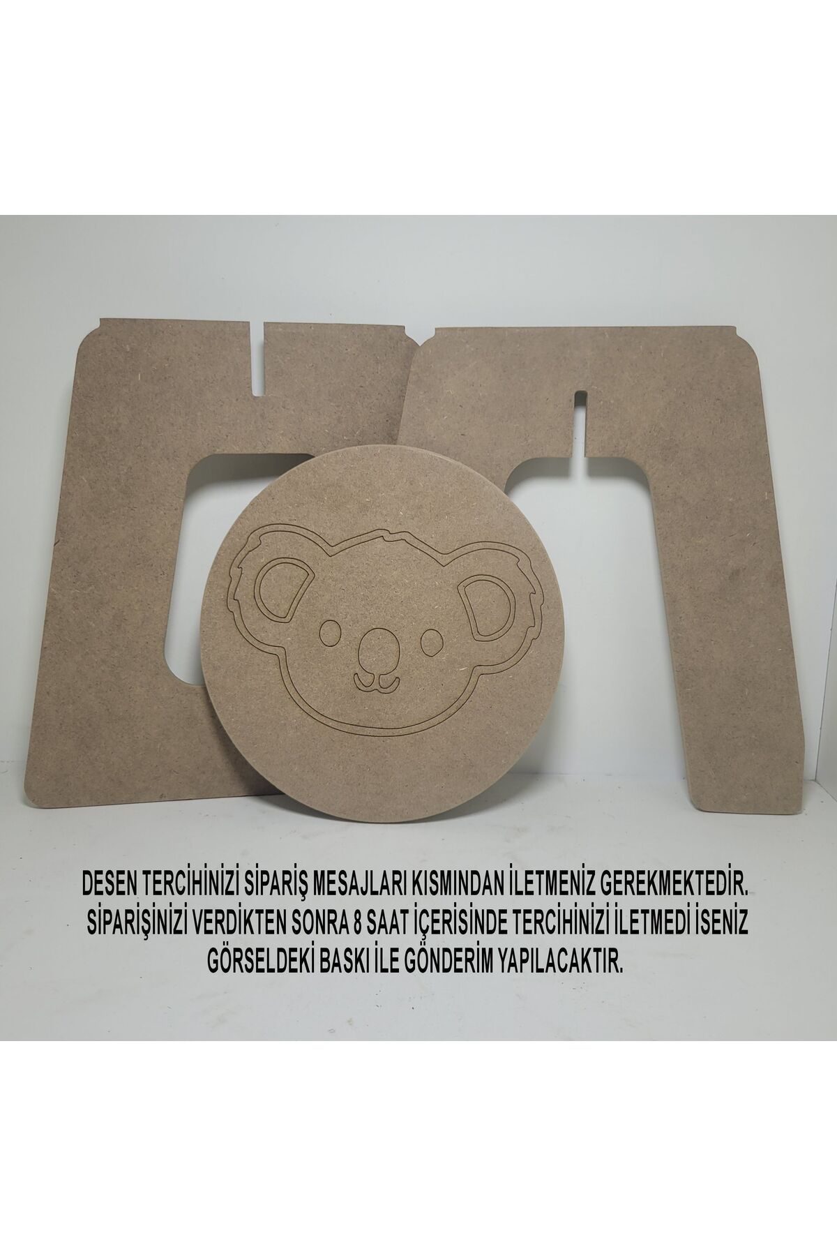Destina Ahşap Çocuk Tabure, Oturak, Sandalye, Kendin Boya
