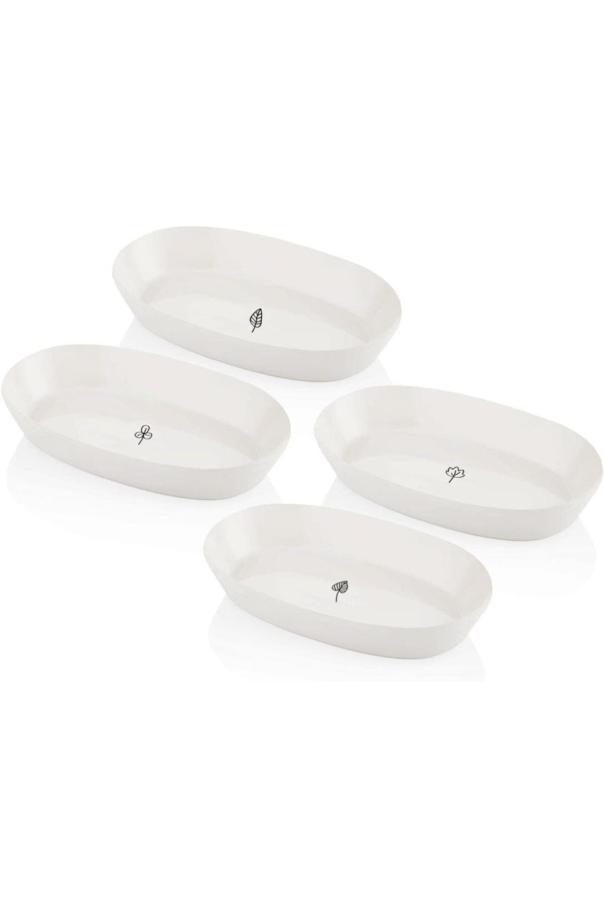 STOREMAX ELZ Mia Summertime Oval Servis - 17 Cm 4 Lü Set FRNTR 1127478