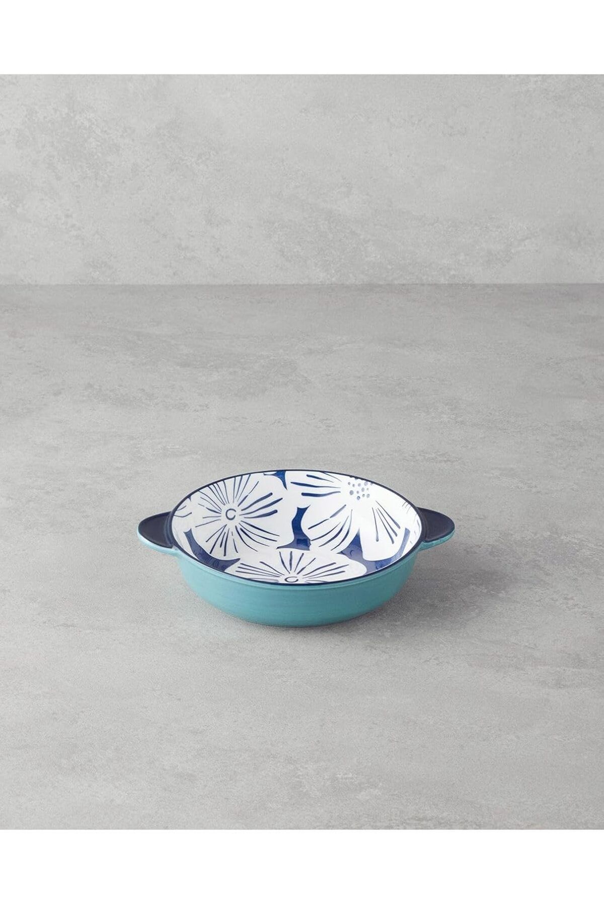 STOREMAX ELZ Home Ophelia Porselen Kayık Tabak Mavi-Beyaz FRNTR 1127478