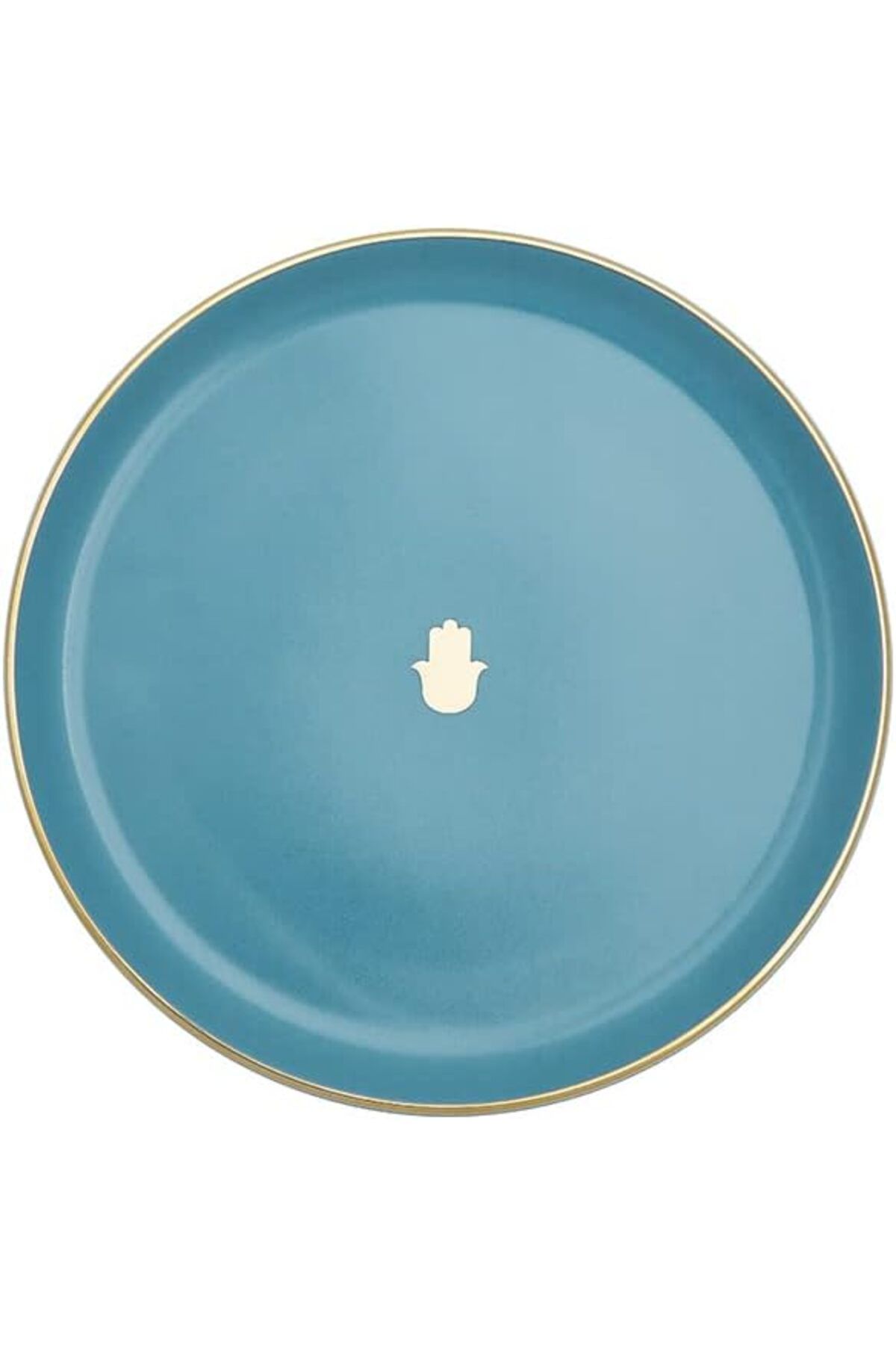 STOREMAX Ezg Glamorous Turkuaz Düz Tabak, 20 cm, Lacivert Ezsnshop 1065757