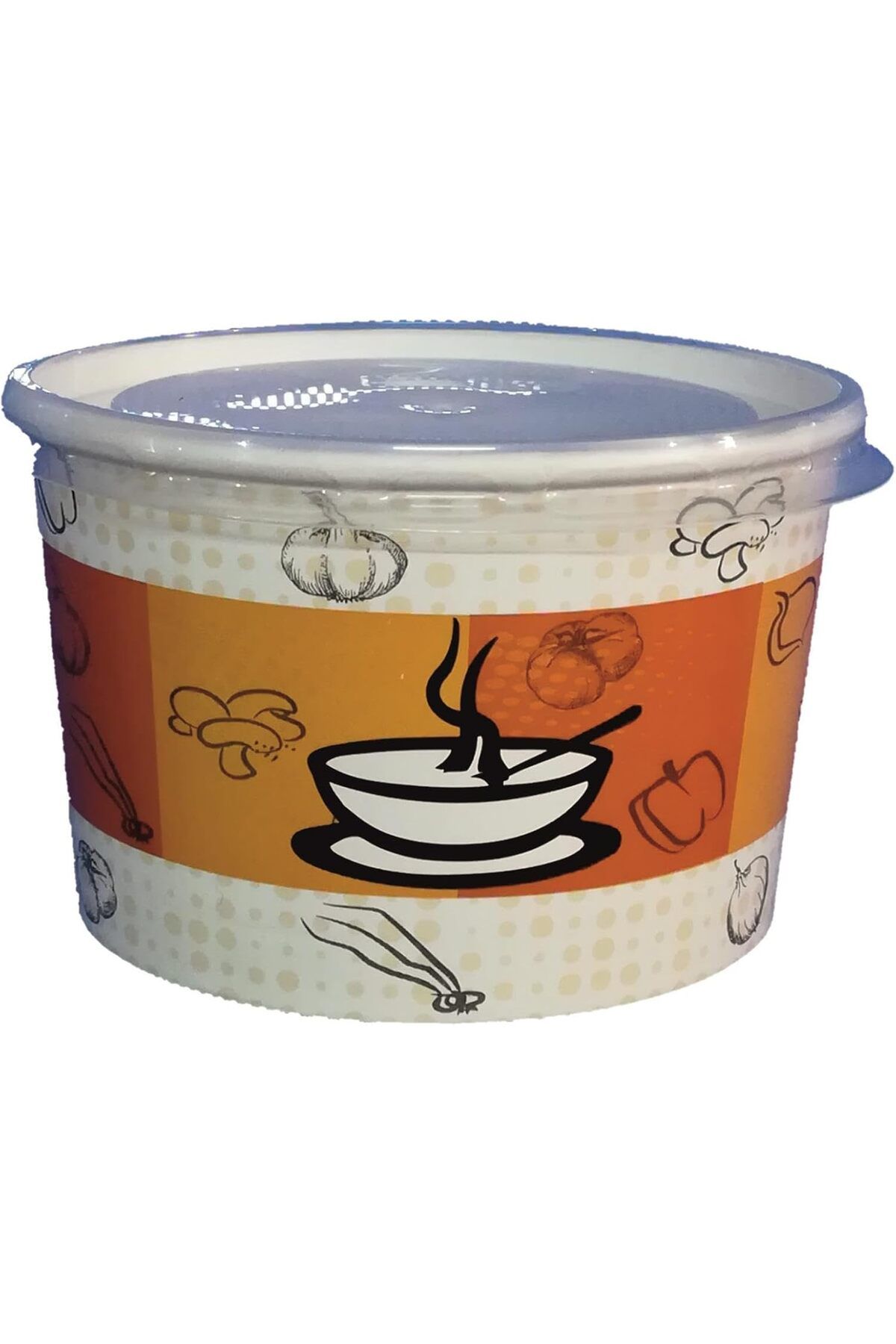 STOREMAX SRT 100 Adet Kapaklı Karton Çorba Kasesi 16 OZ