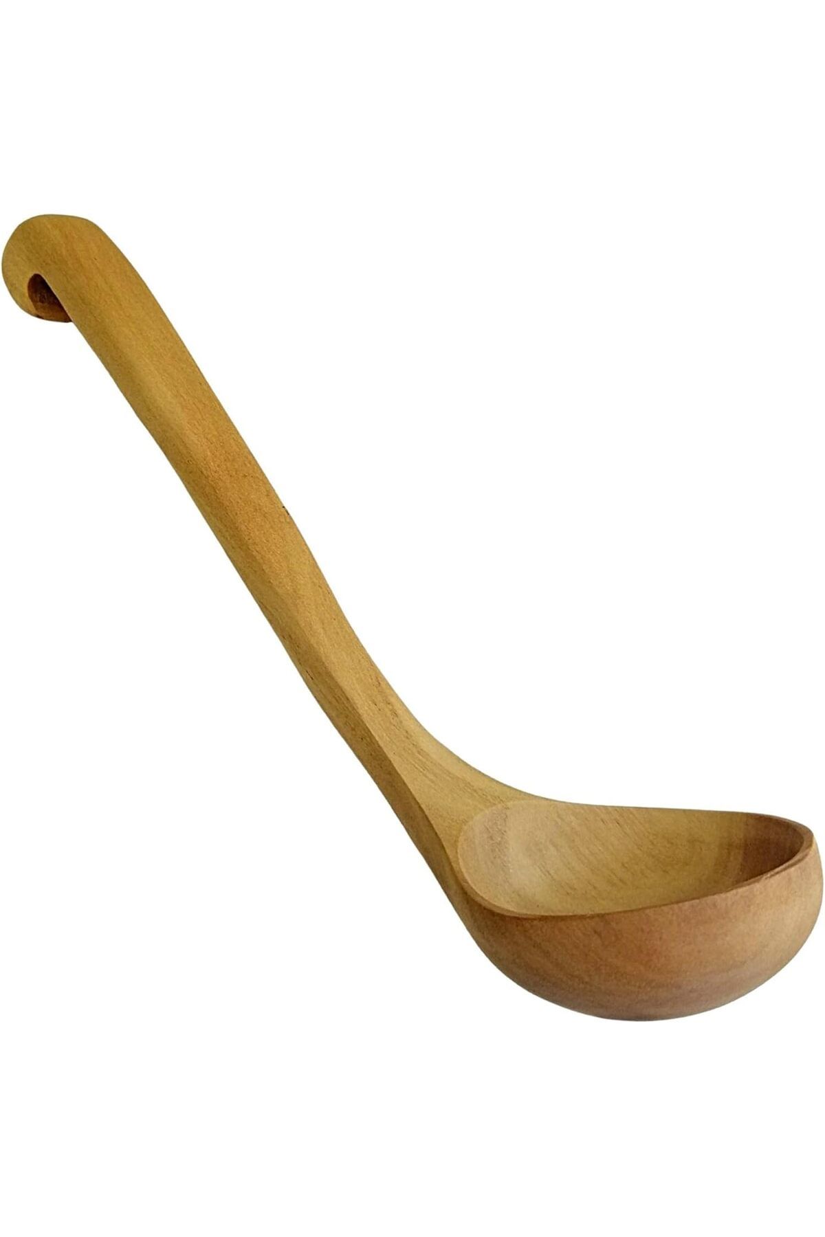STOREMAX SRT Ahşap Kepçe, Spatula, Kaşık Çeşitleri 5 Adet (Kepçe) FxYM 1126906