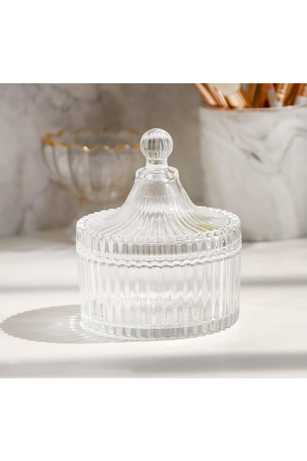 STOREMAX Ezg Kitchen Kesme Kapaklı Cam Şekerlik ŞEFFAF Ezsnshop 1065757