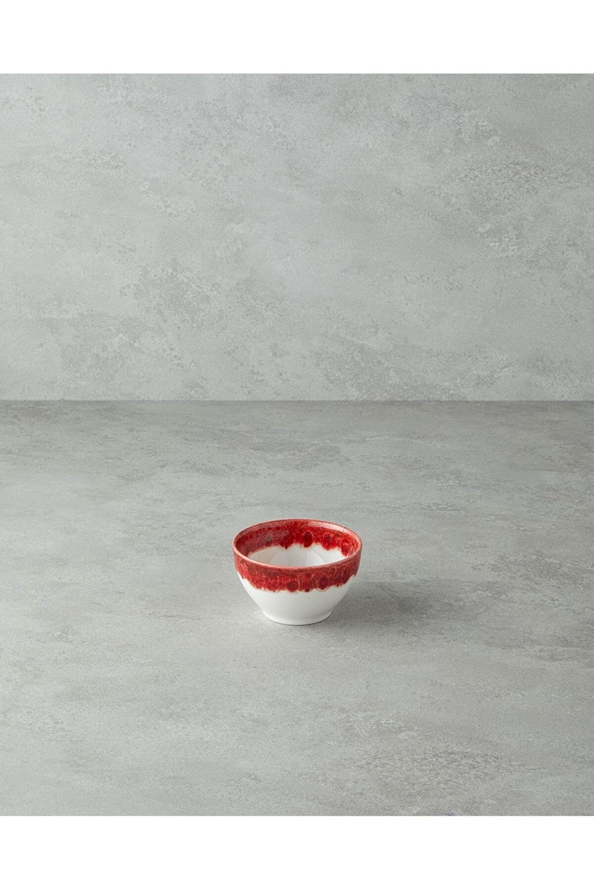 STOREMAX ELZ Home Larry Porselen Kase 10 Cm Kırmızı FRNTR 1127478