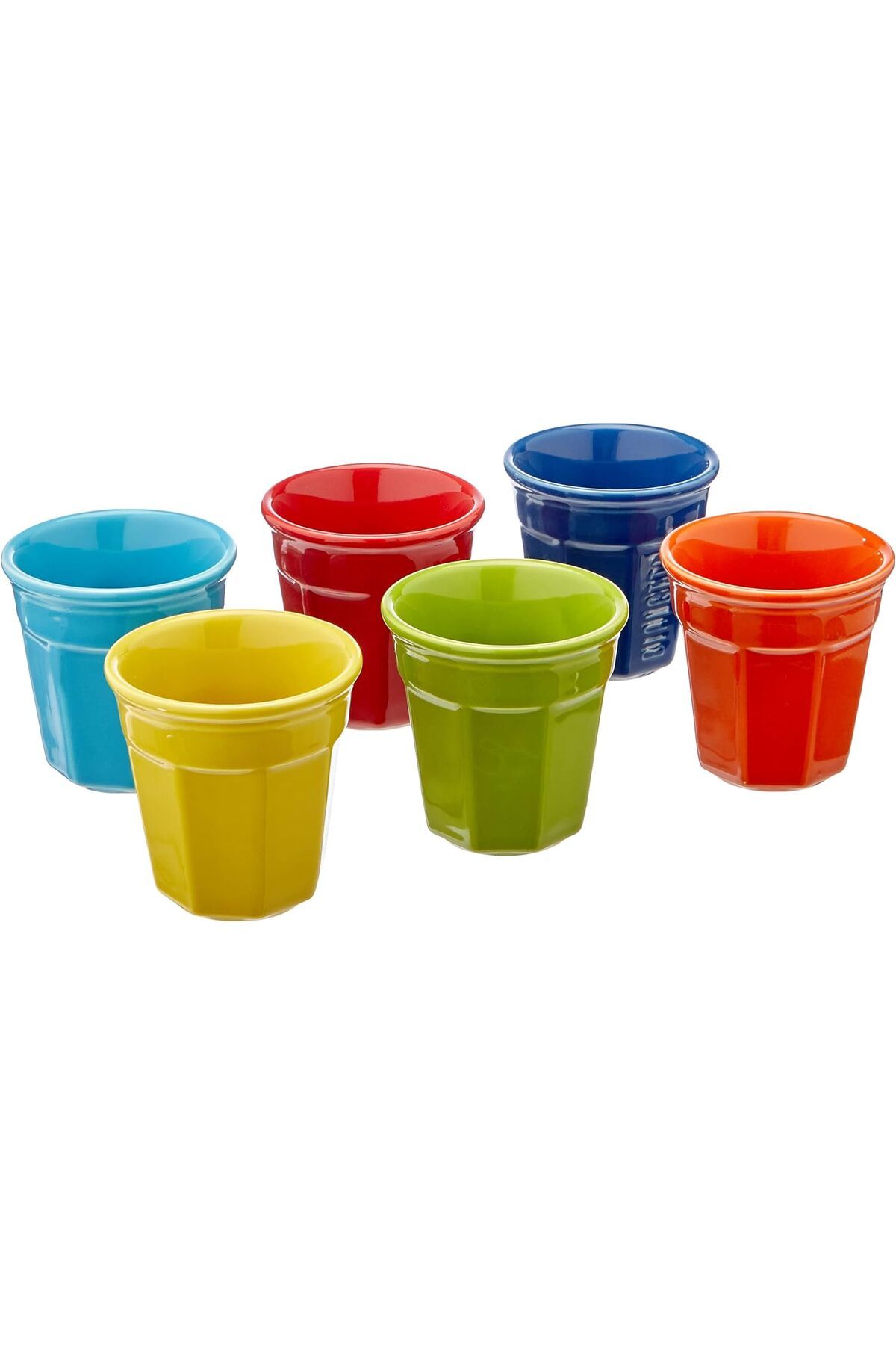 STOREMAX Ezg Y0Tz500 6 Espresso Bardağı, Porselen, Renkli, 23,5 x 14 x 7 cm, 6 Adet Ezsnshop 1065757