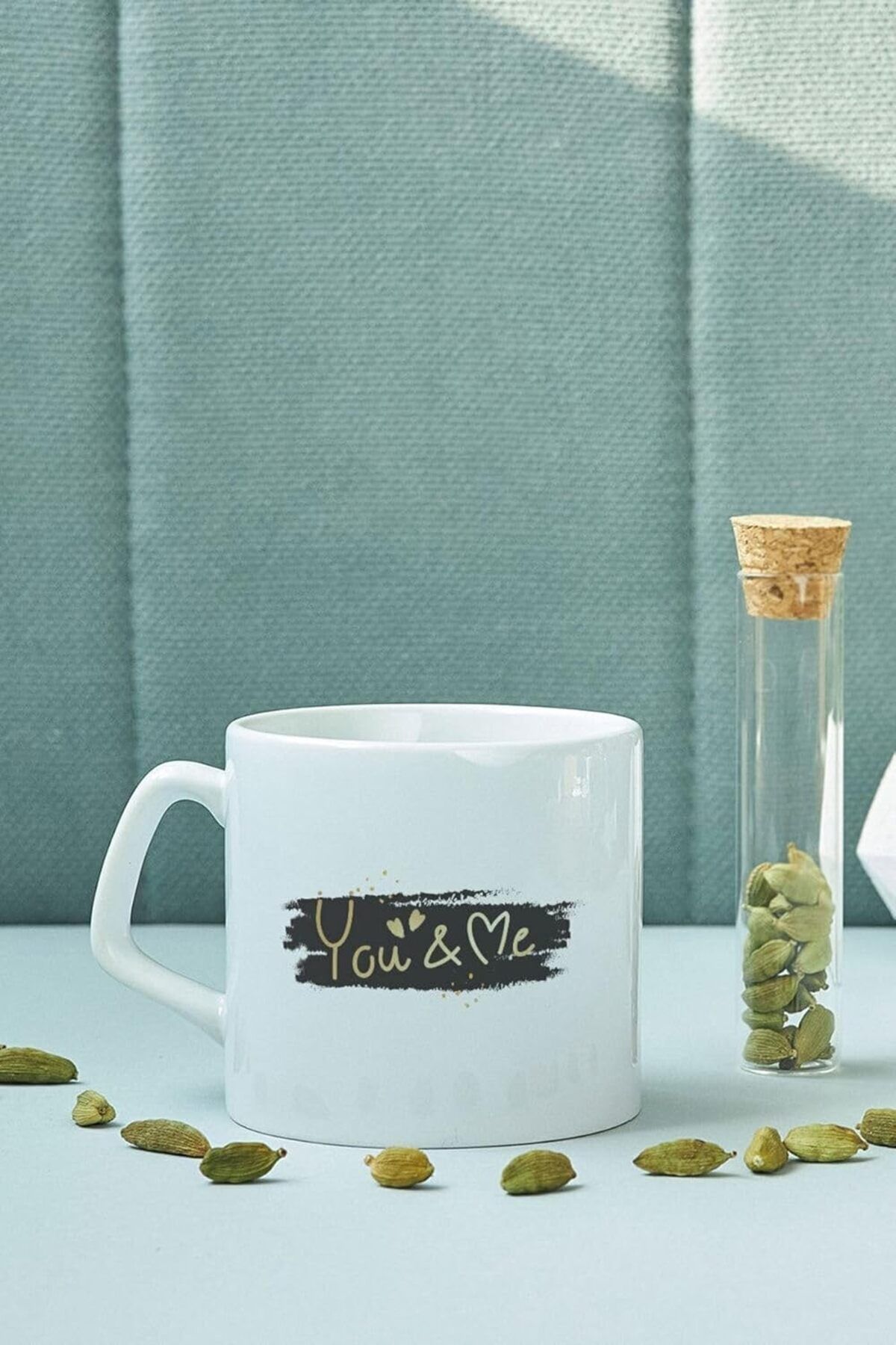 STOREMAX Ezg You And Me Baskılı 2'Li Sevgili Çay Bardağı Kahve Kupası Kupa Bardak Ezsnshop 1065757