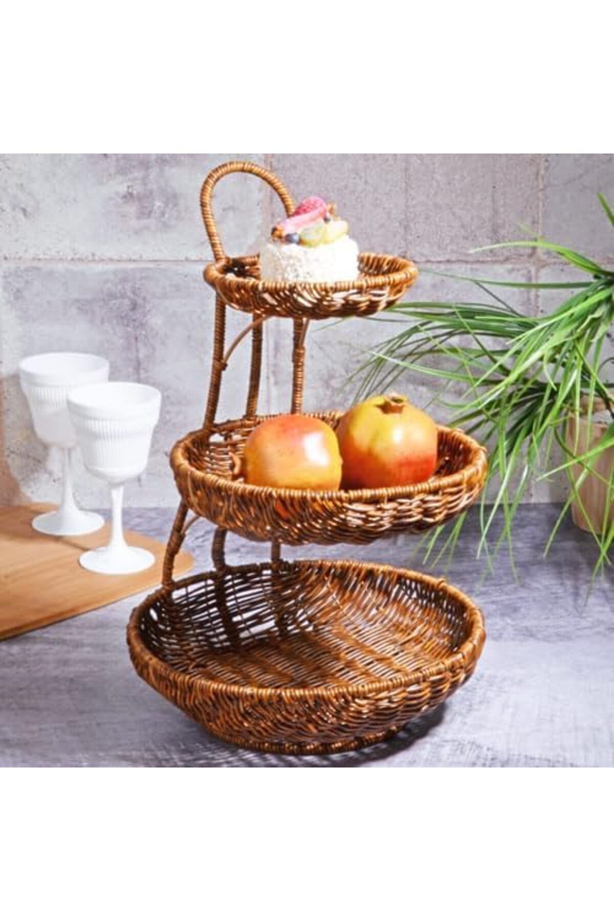 STOREMAX ELZ Wicker 3 Katlı Sunumluk FRNTR 1127478