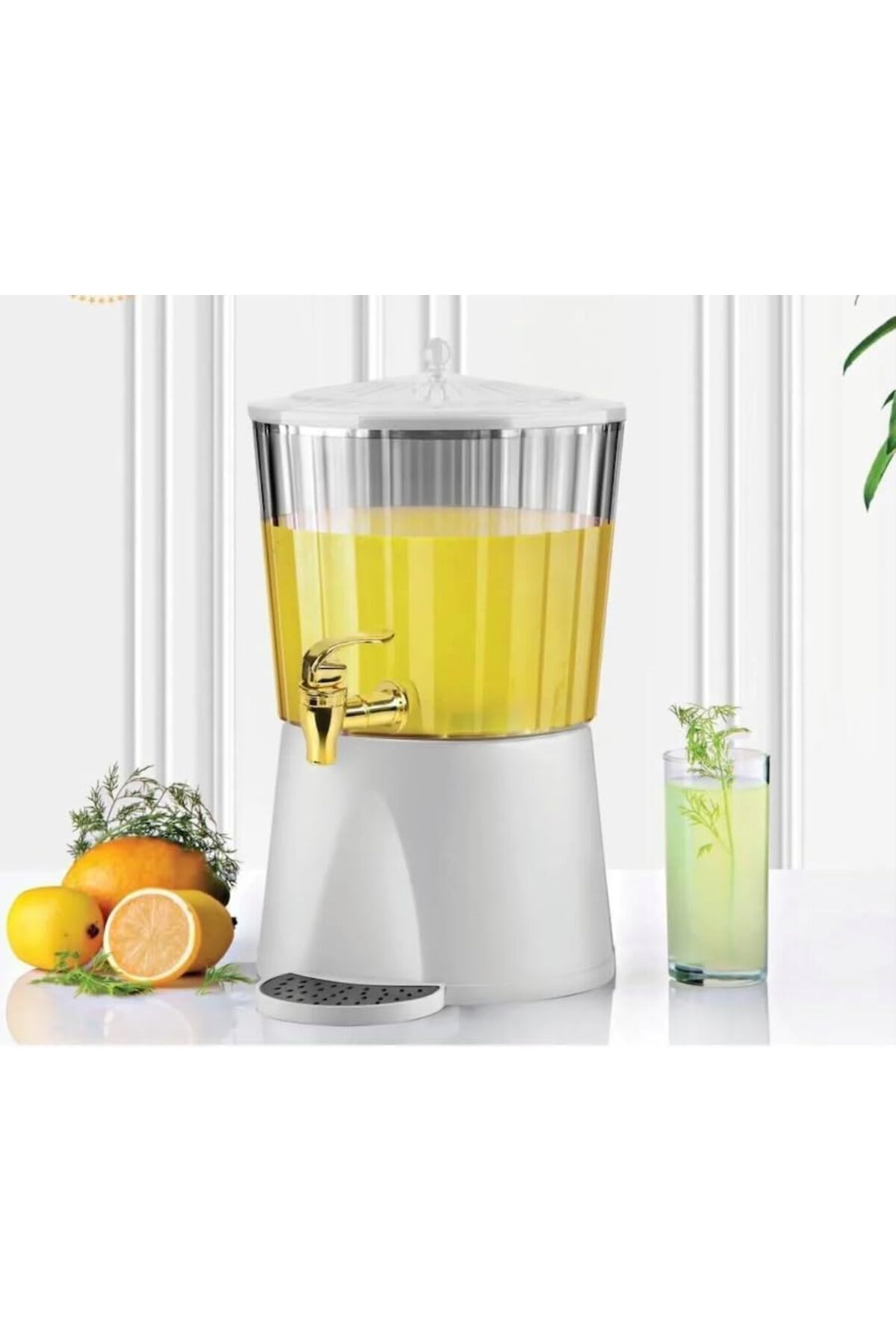 Mu Art Ahşap-Mrt 4L Water and Soft Drink Dispenser - Large Capacity Cold Drink Dispenser, Sebi with Practical Tap 1