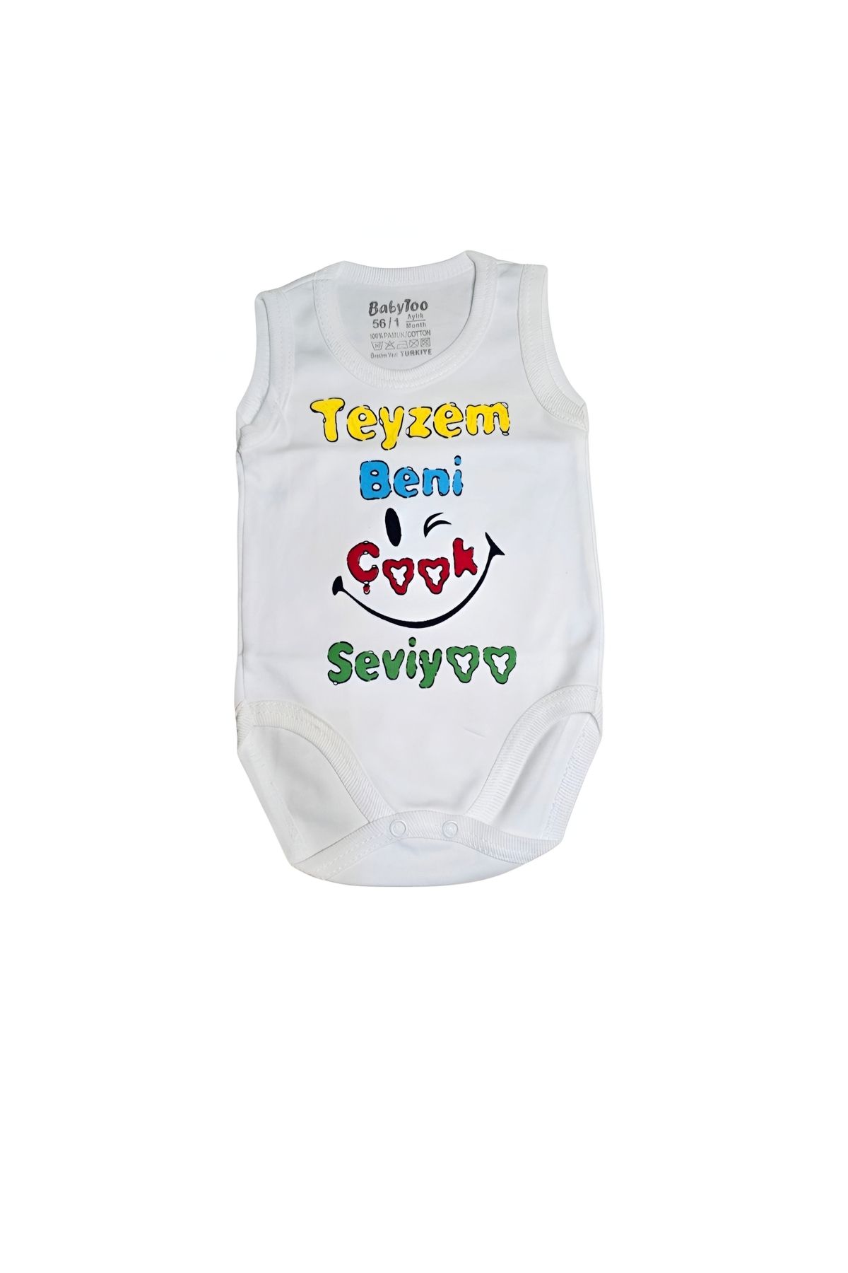 KATIA "%100 Pamuk Bebek Badi – Teyze Sevgisini Anlatan Sevimli Tasarım!"