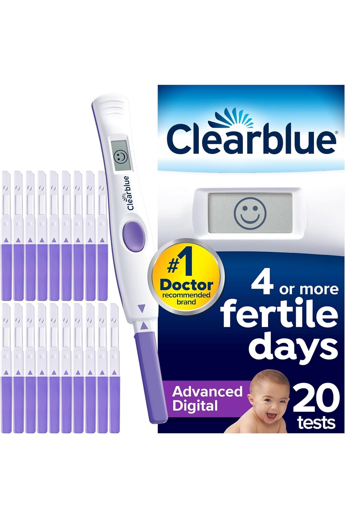 clear blue Clearblue Dıgıtal Ovulatıon Test 20'li