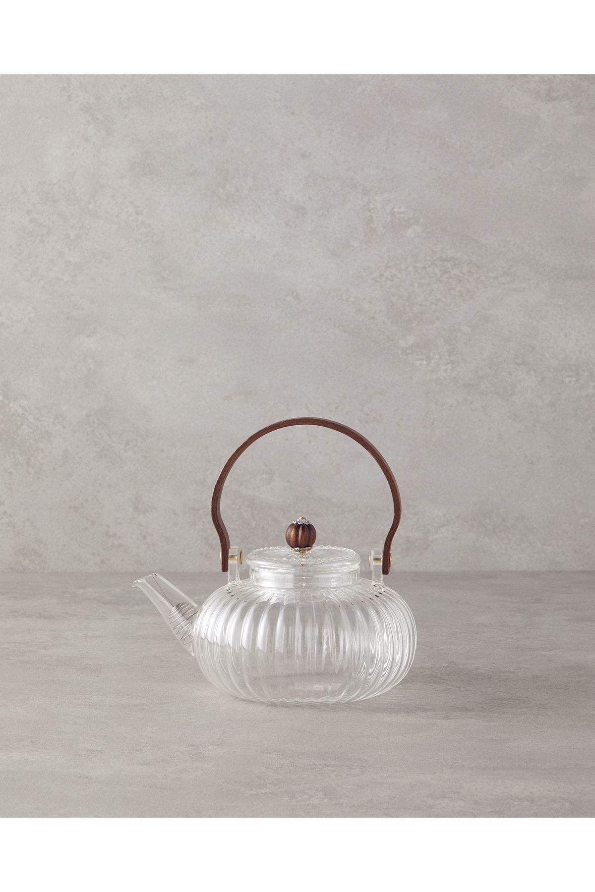 English Home Eva Borosilikat Demlik 800 ml Şeffaf