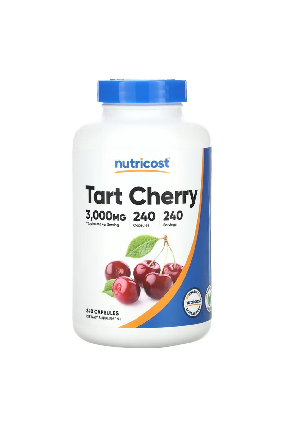 Nutricost Tart Cherry (Tart kiraz) 3000 mg, 240 Capsul