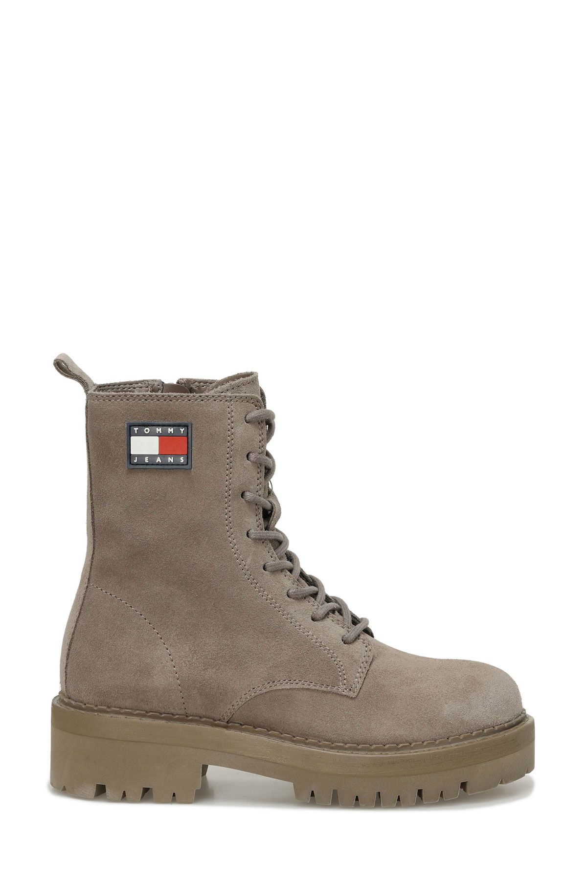 Tommy Hilfiger TJW URBAN LACE UP SUEDE Gri Kadın Bot