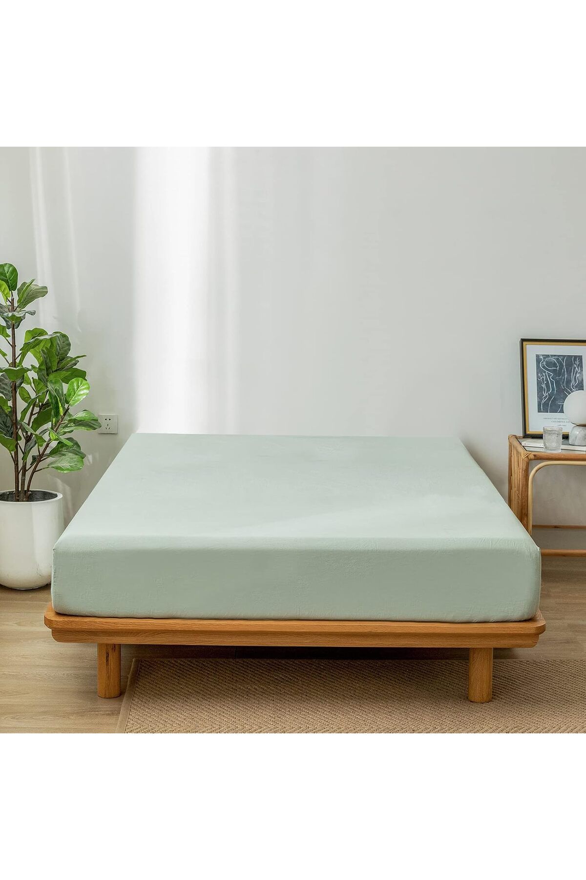 YALITEKS HOME Lastikli Çarşaf Seti Çift Kişilik Pamuklu + 2 Yastık Kılıfı | 180x200+30cm -50x70cm |