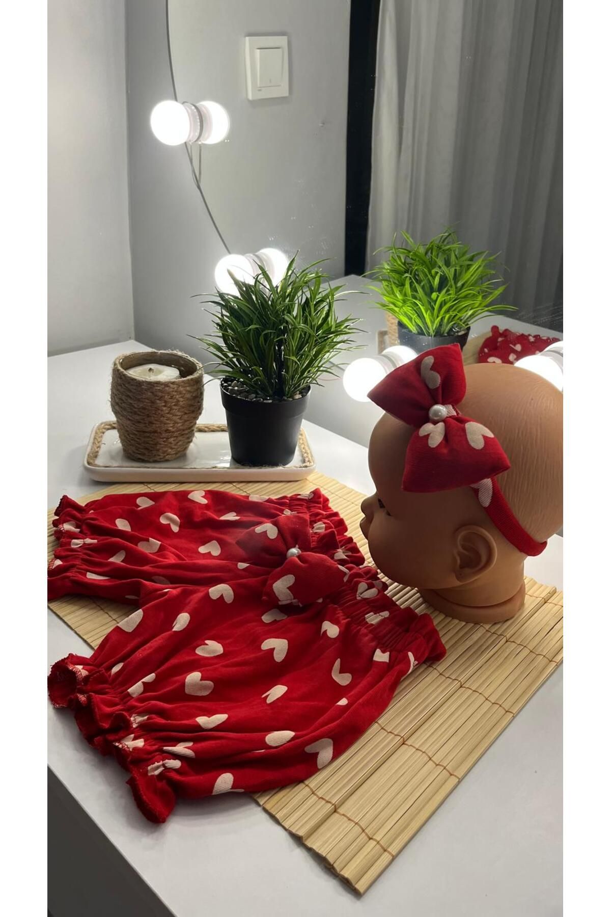 Naz Kız çocuk şort bandana