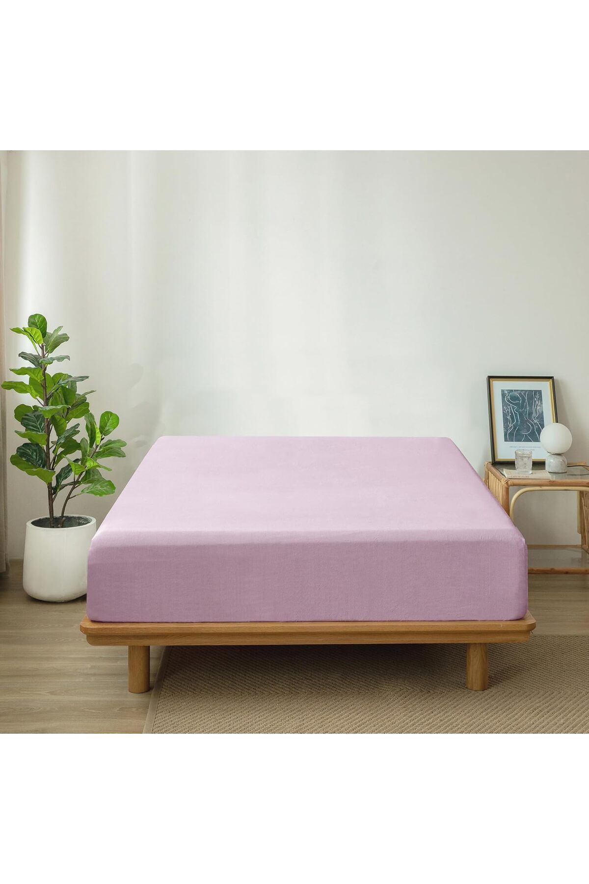 YALITEKS HOME Lastikli Çarşaf Seti Çift Kişilik Pamuklu + 2 Yastık Kılıfı | 180x200+30cm -50x70cm |