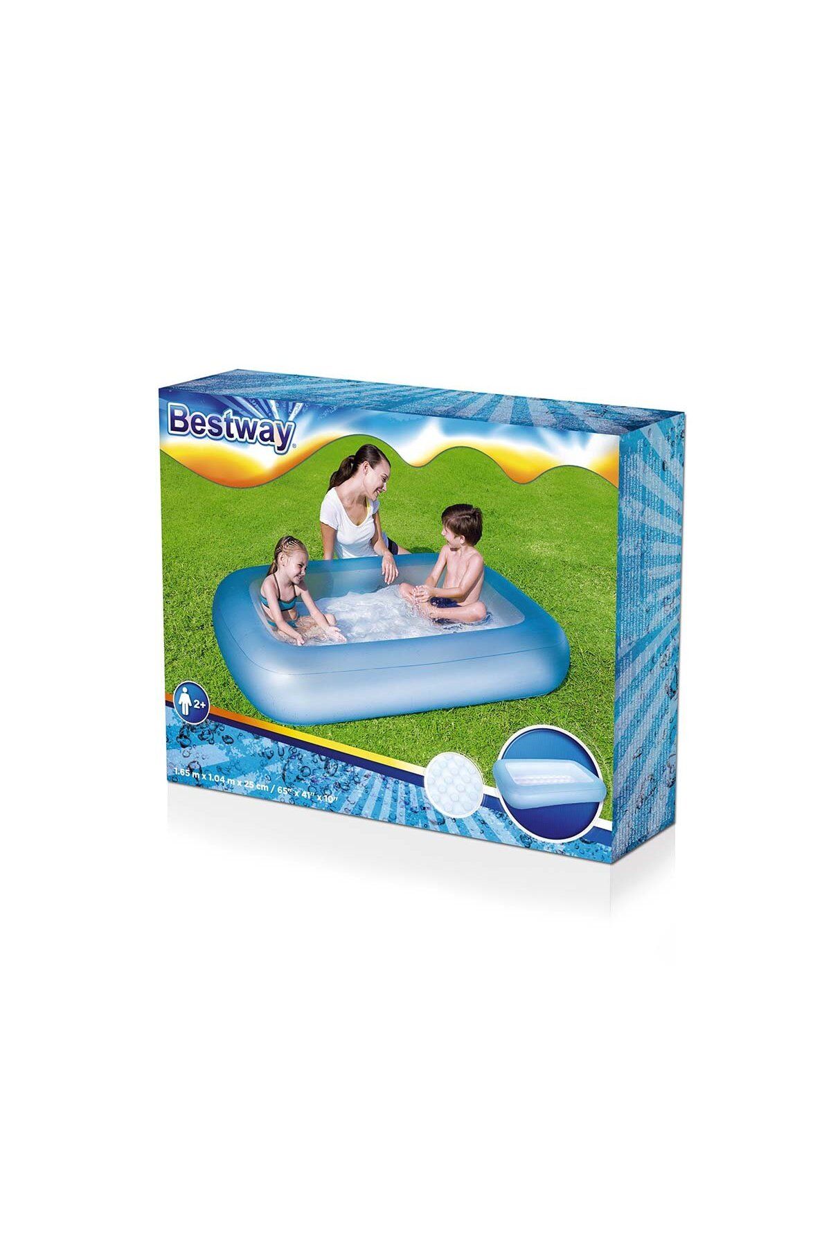TOYFEST-Rectangular Pool with Inflatable Base 4