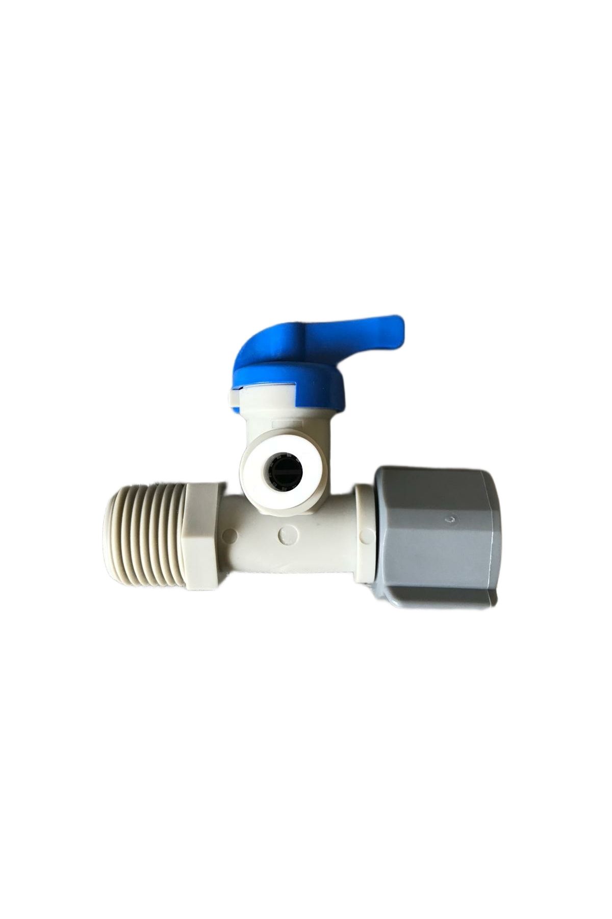 REVERSOSMOZARISU Su Arıtma Cihazı 1/2" Hat Alma - 1/4" Vanalı Plastik Kombo
