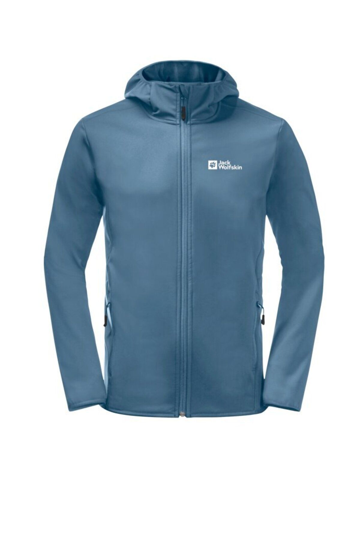 سافت شل و پلار ورزشی آبی مردانه ژاکت M اورجینال Jack Wolfskin