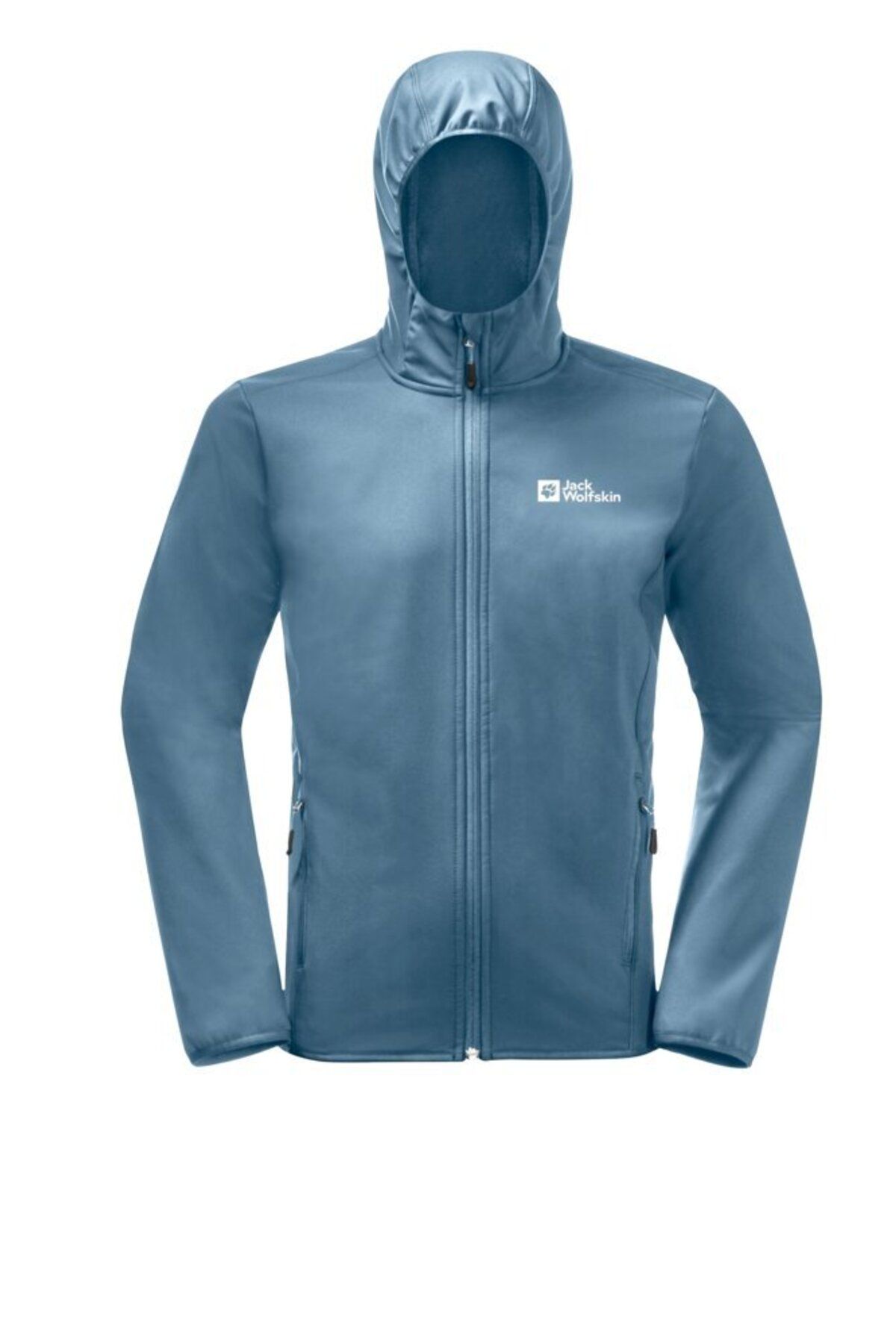 سافت شل و پلار ورزشی آبی مردانه ژاکت M اورجینال Jack Wolfskin