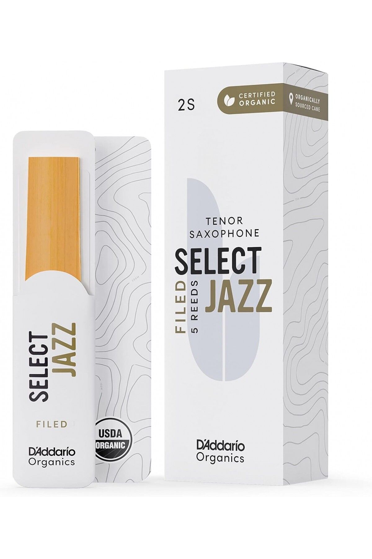 Daddario D'Addario Woodwinds Organic Select Jazz Tenor Saksafon Kamışı No:2 Soft