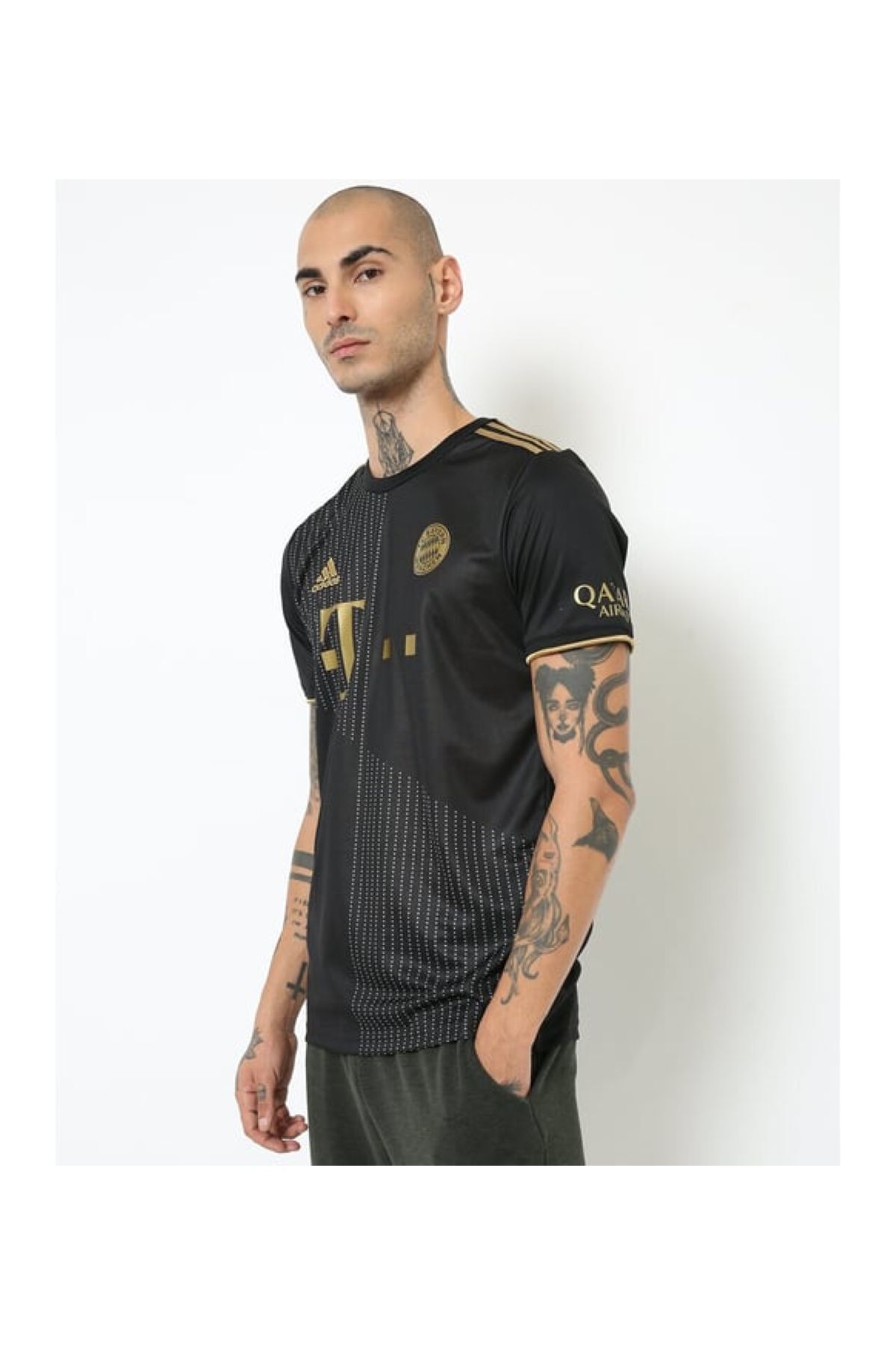 yenteks 21/22 Sezon Bayern.München İsimsiz Gold Kısa Kol Yetişkin Forma