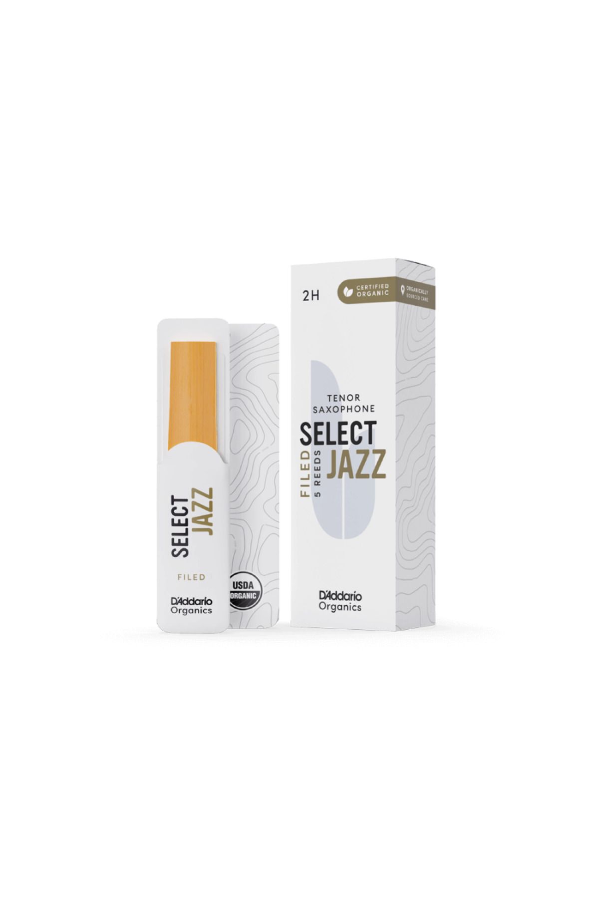 Daddario D'Addario Woodwinds Organic Select Jazz Tenor Saksafon Kamışı No:2 Hard