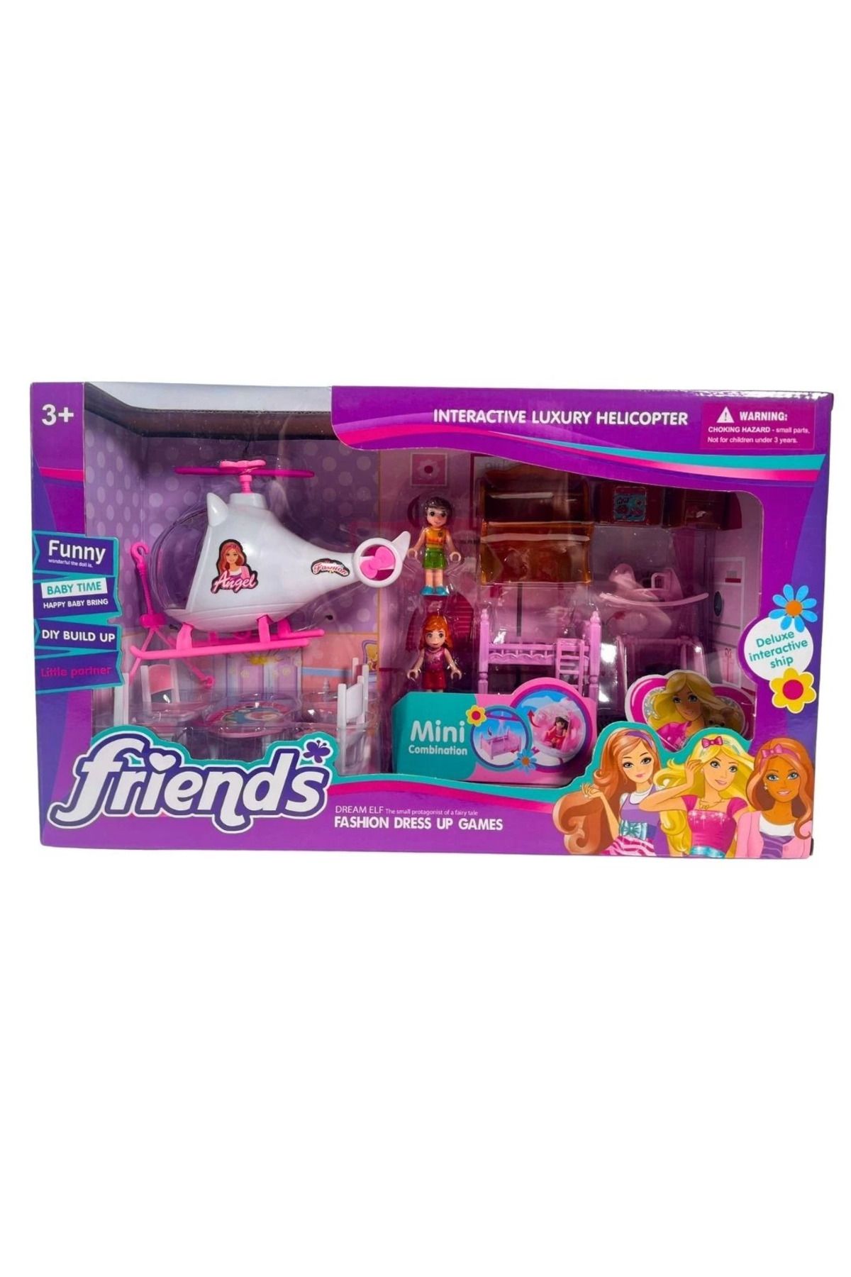TOYFEST Helikopter Yatak Oyun Seti