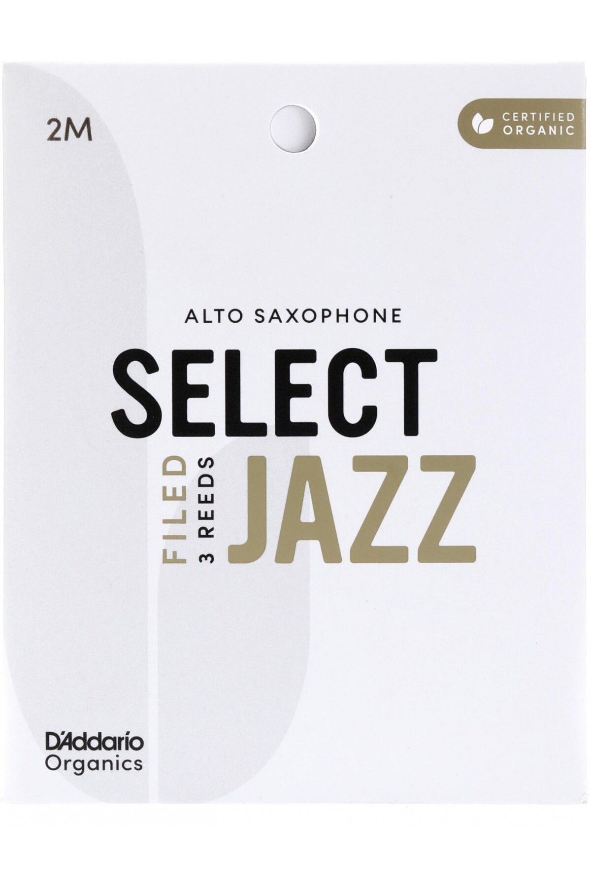 Daddario D'Addario Woodwinds Organic Select Jazz Alto Saksafon Kamışı No:2 Medium