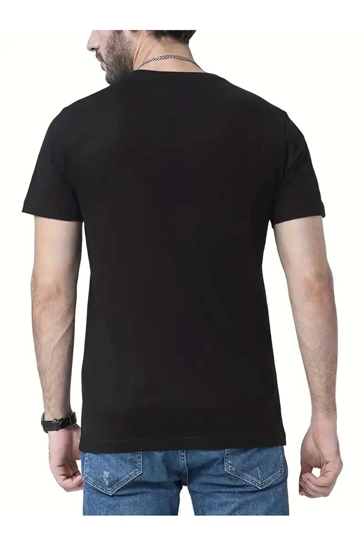 LUNAVISTA I Said Am Fine Baskılı Bisiklet Yaka Kısa Kol T-shirt