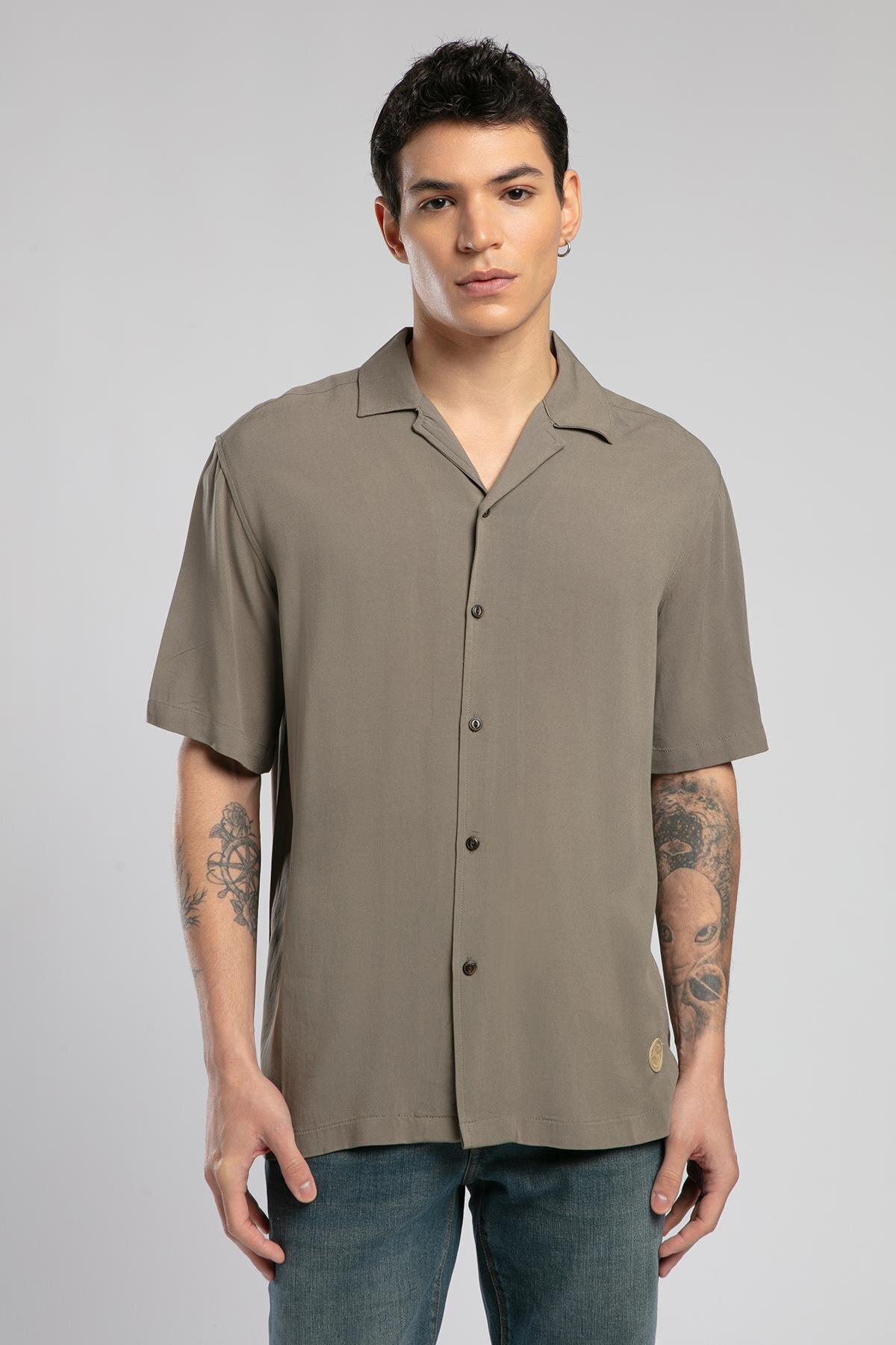 پیراهن مردانه راسته آستین کوتاه | لی کوپر Lee Cooper 252 LCM 241020 - تصویر 2