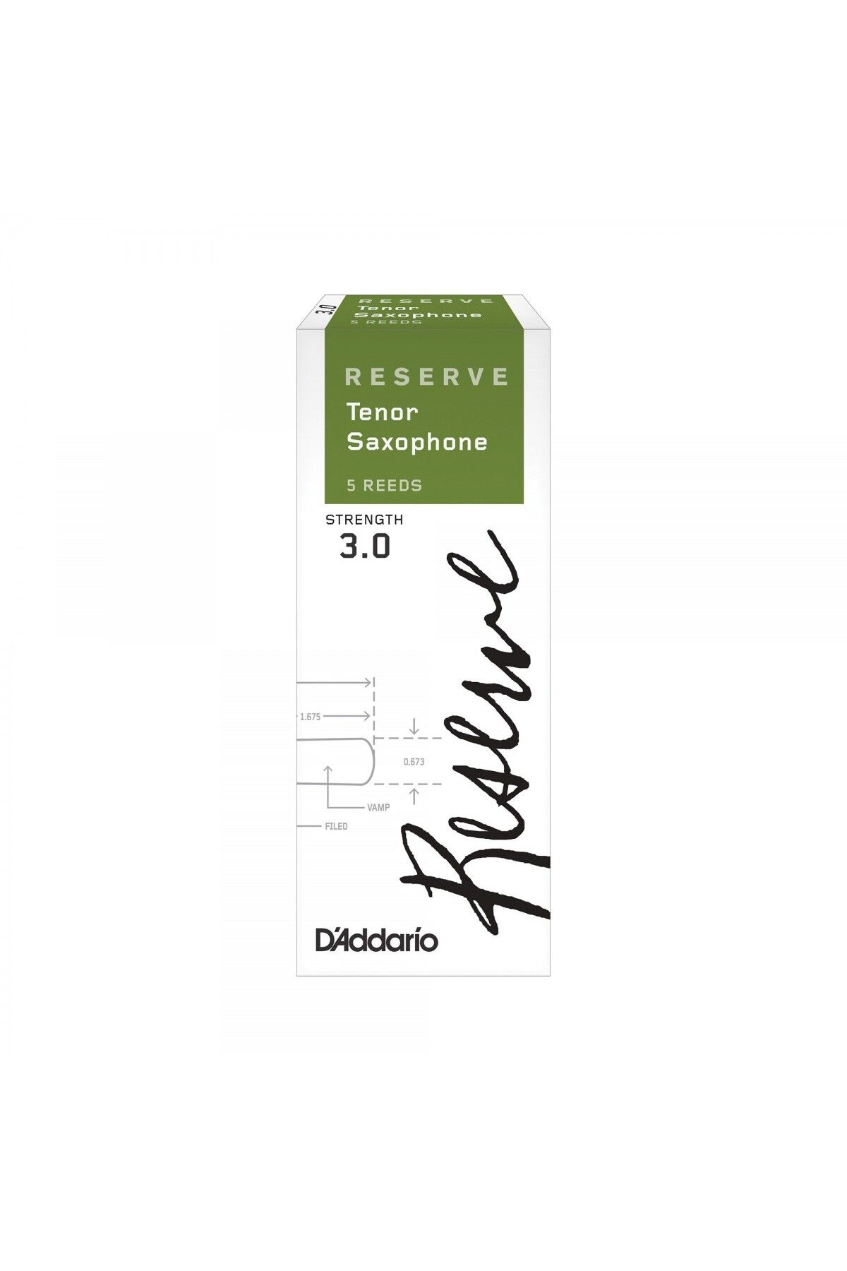 Daddario D'Addario Woodwinds Reserve DKR0530 Tenor Saksafon Kamışı No:3