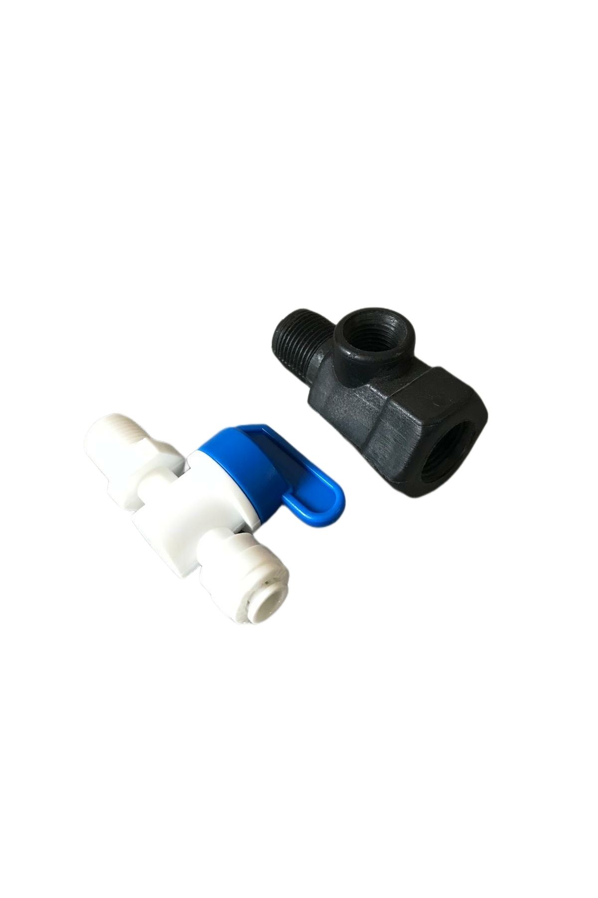 REVERSOSMOZARISU Su Arıtma Plastik Hat Alma Aparatı 3/8'' + Küresel Vana 6 MM