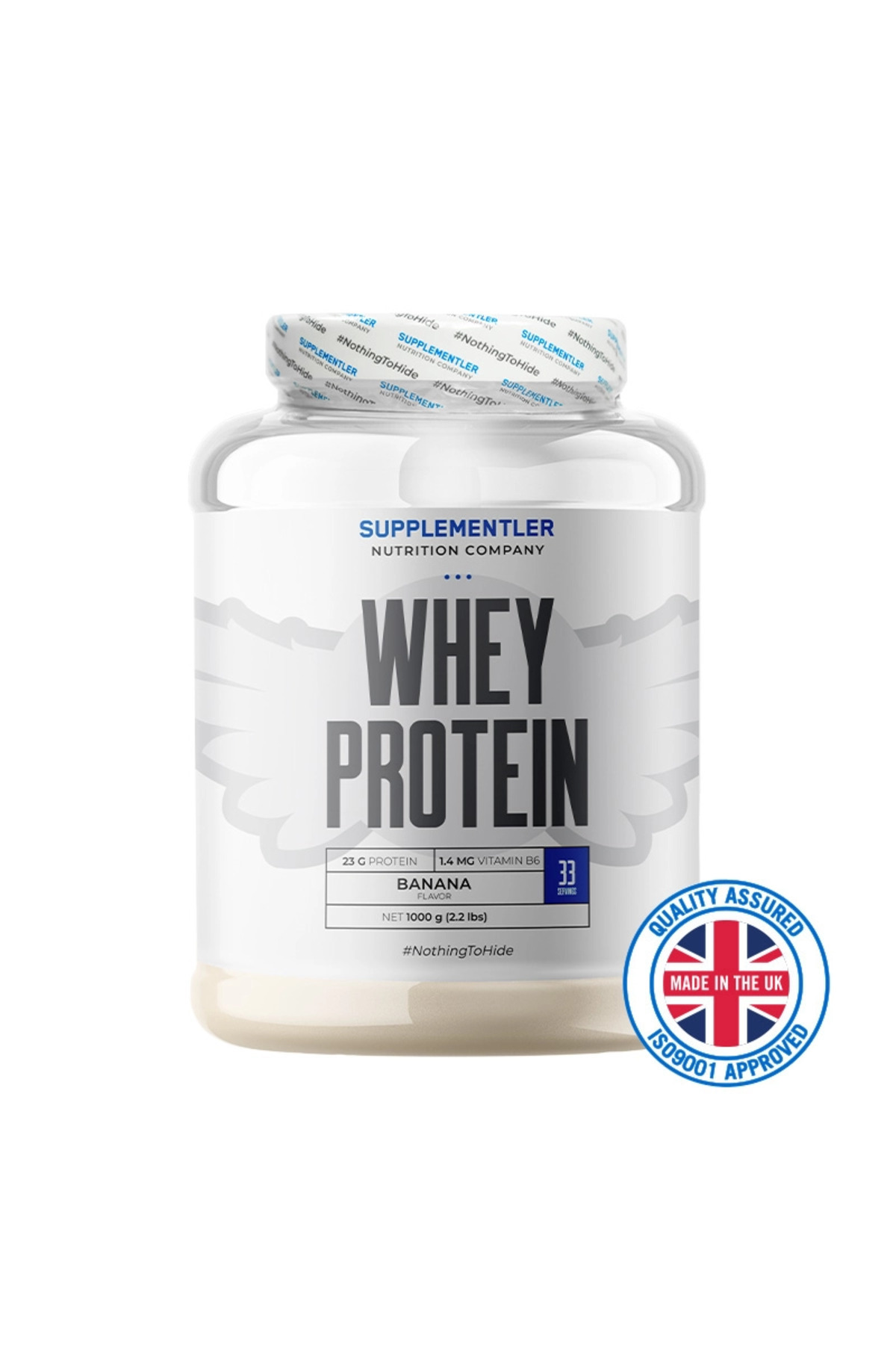 Supplementler Whey Protein 1000 gr - Muz