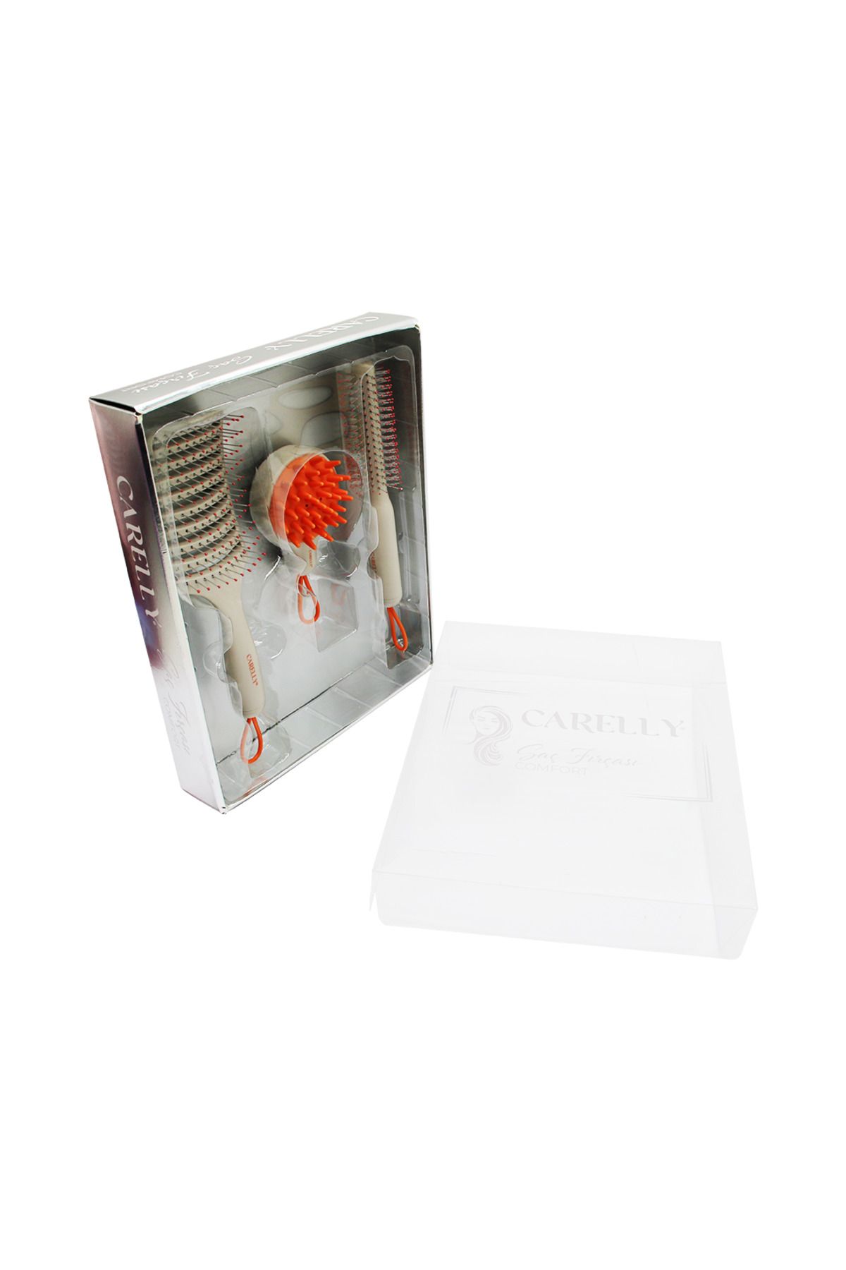 Zayla COMFORT 3 PARÇA SET SAÇ FIRÇASI - TARAK - MASAJ TARAĞI (5165)