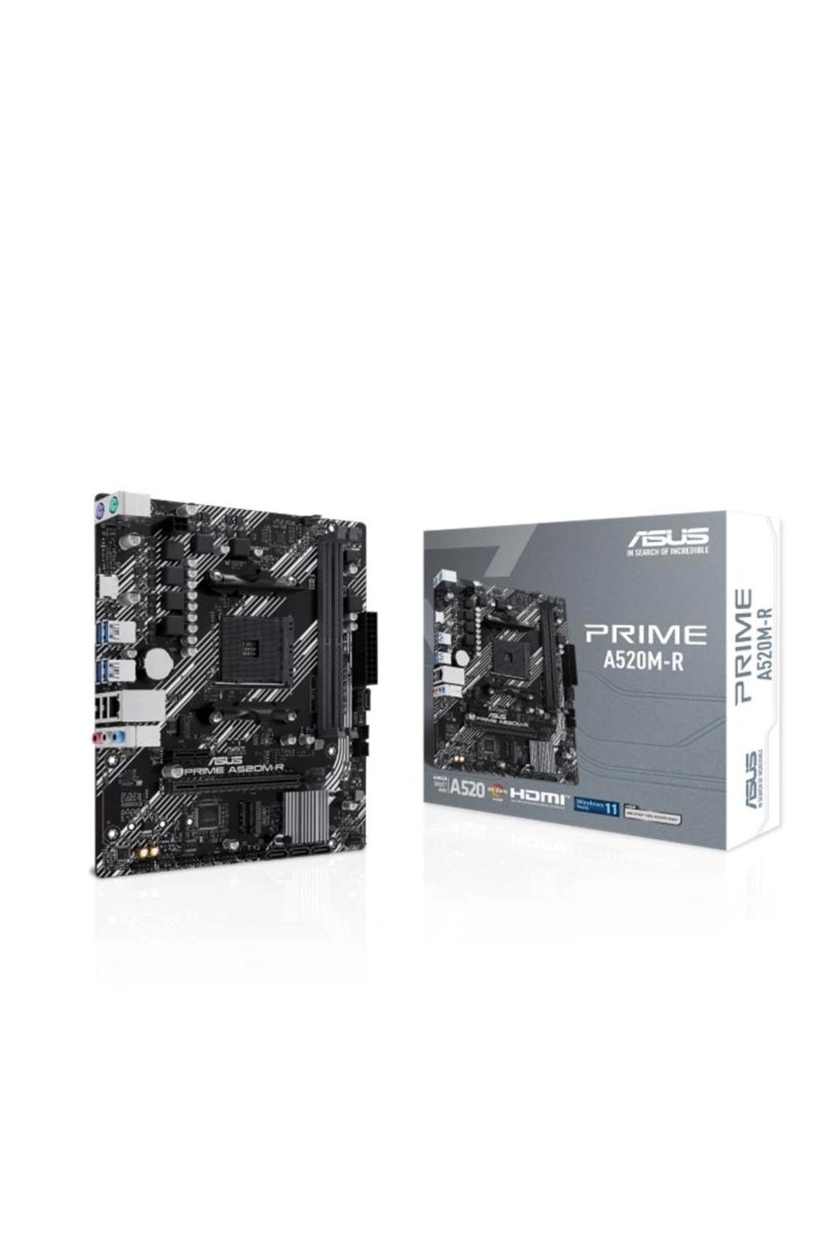 ShopNova ASUS PRIME A520M-R DDR4 5100MHZ 1XHDMI 1XM.2 USB2.0 MATX AM4 (AMD AM4 5000/4000 /3000 SERİSİ İLE UYU