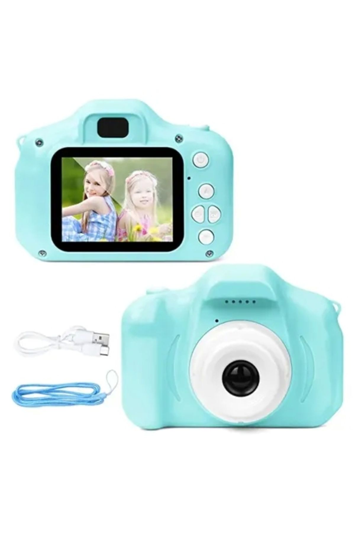 ShopNova Mini Kamera Fotoğraf Makinesi Mavi