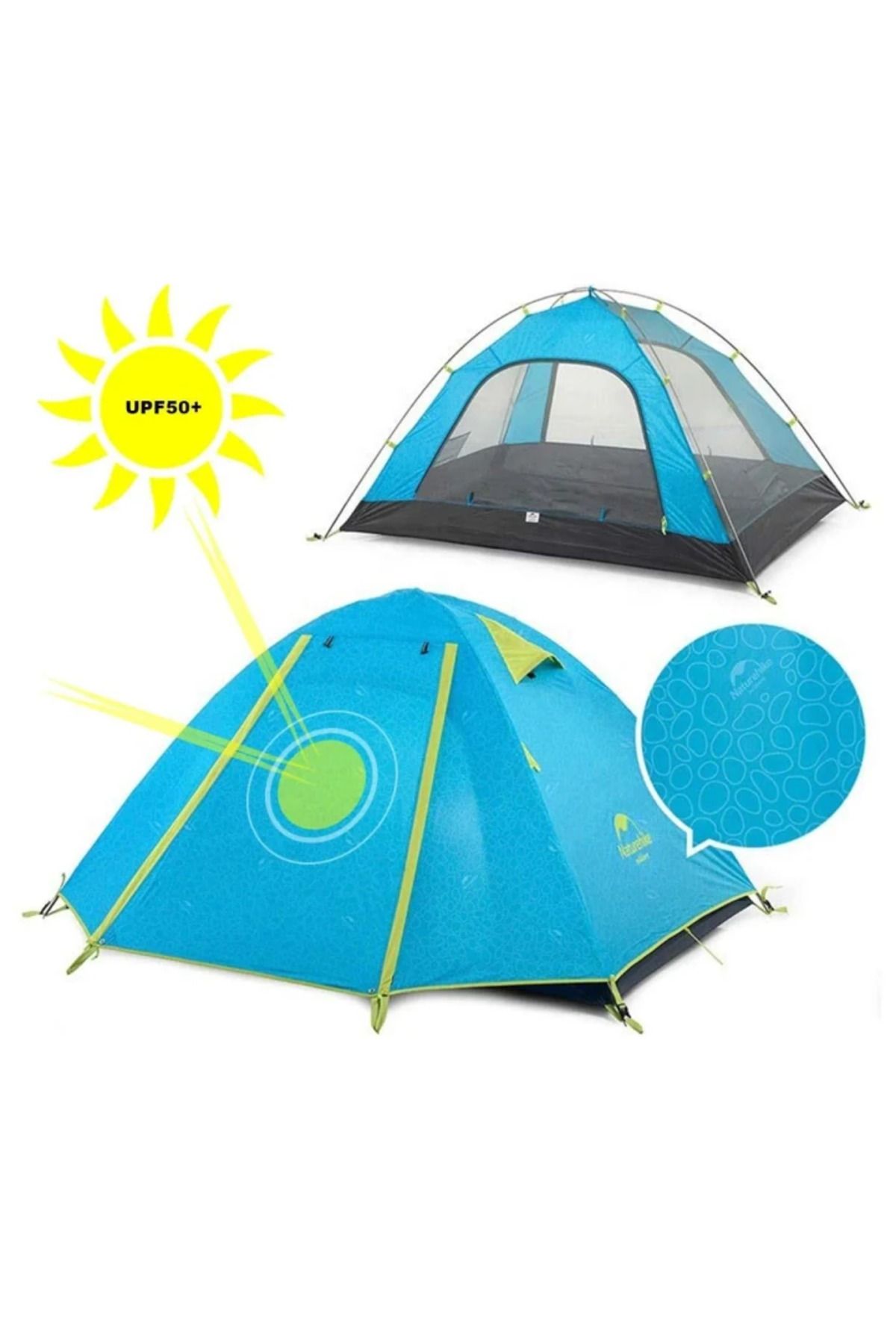 Naturehike Sky Pro 4 Katlanır Kamp Çadırı Mavi