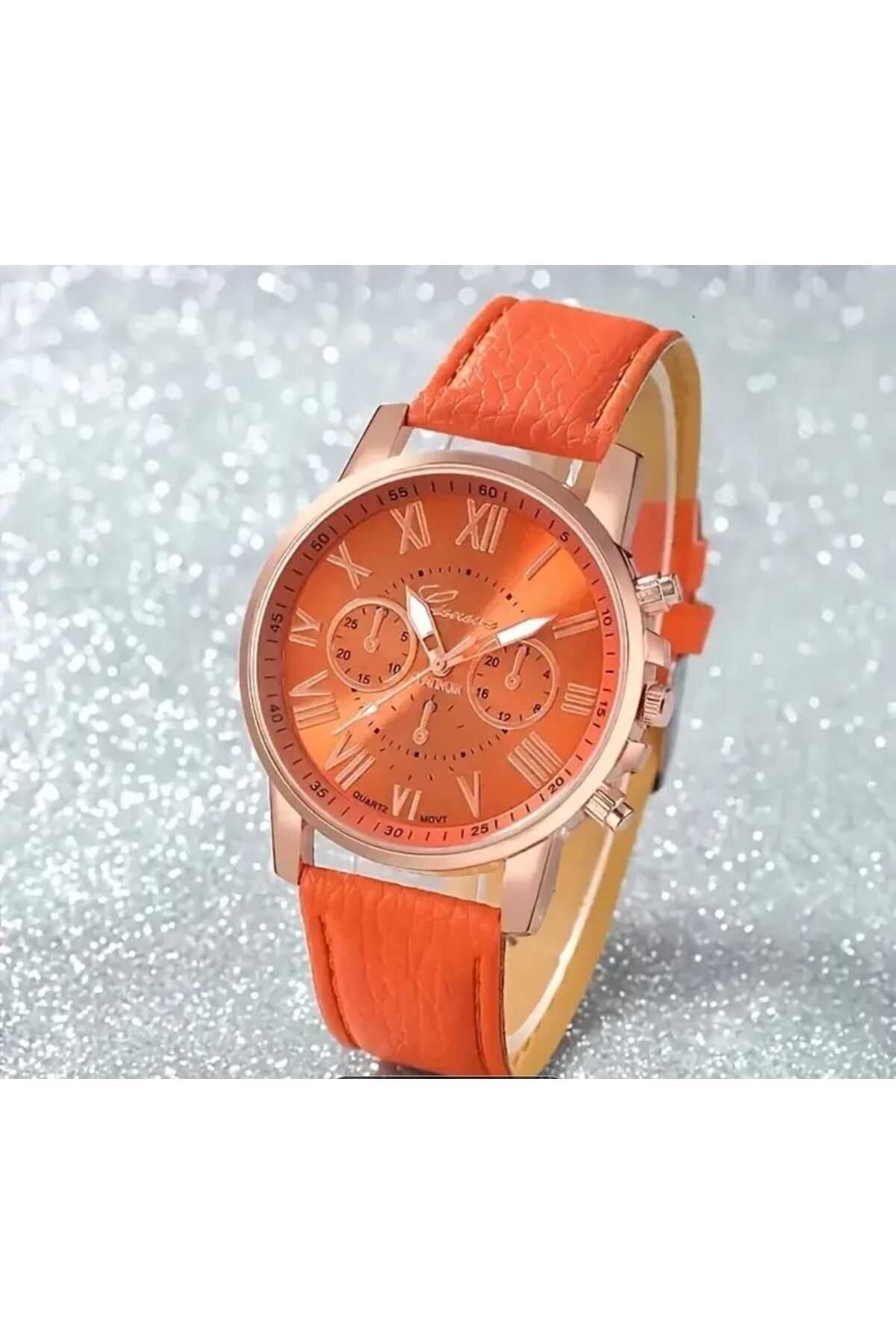 sosyeteyim Renkli Yazlık Makaron Saat – Sevimli, Moda ve Eğlenceli Stil İçin!