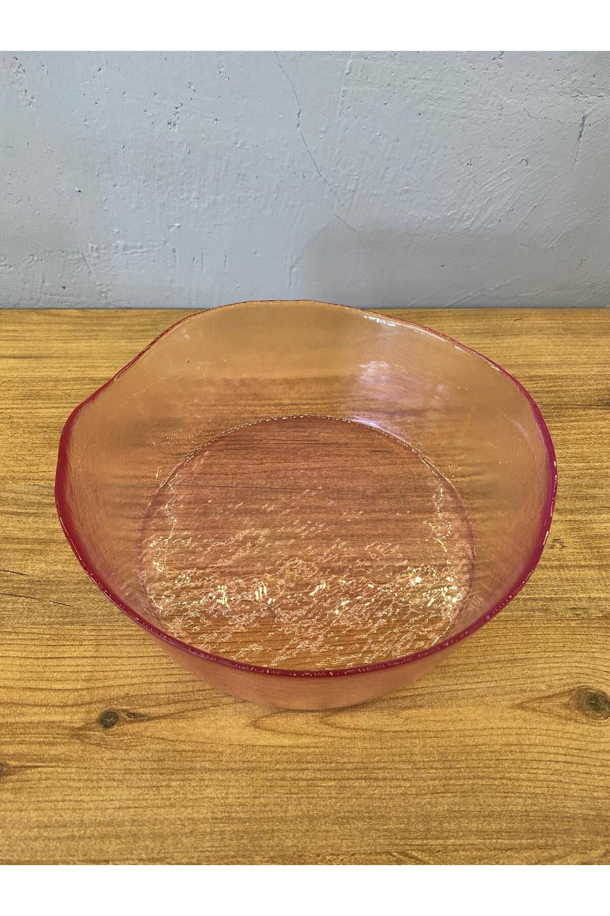 PERLAEVKAHVE Soft Cam Düz Tabanlı 21 cm Salata Kasesi