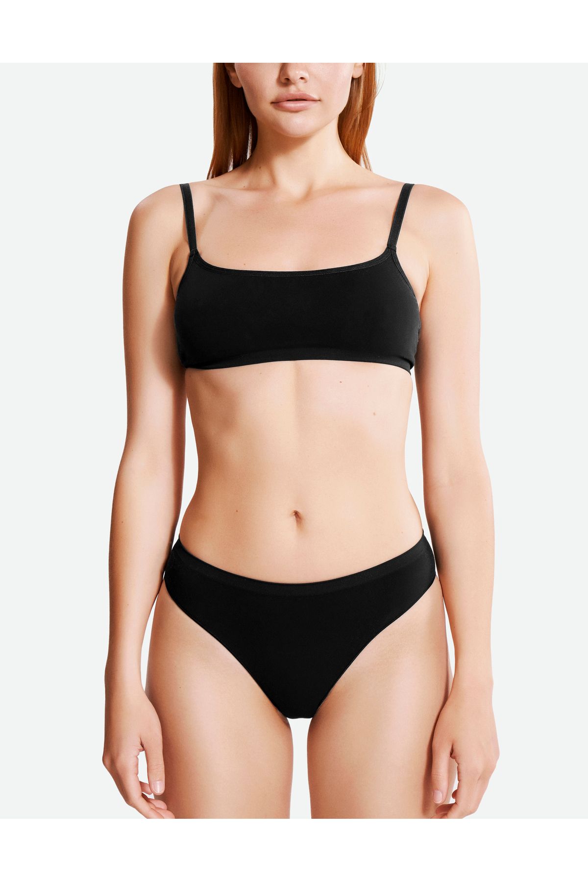 Gfity Everybodyfit Low Waist Brief (Tong) - Black Beauty
