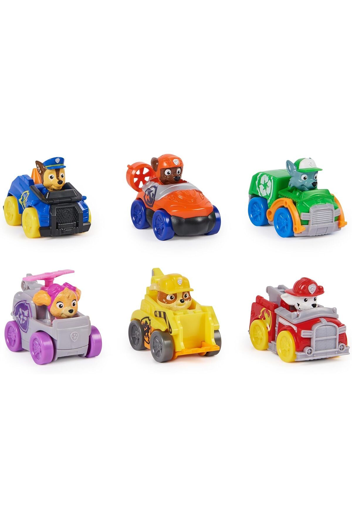 STOREMAX Patrol Pup Squad Racers – 6 parça araç hediye seti, 3 yaşından büyük çocuklar için uygund