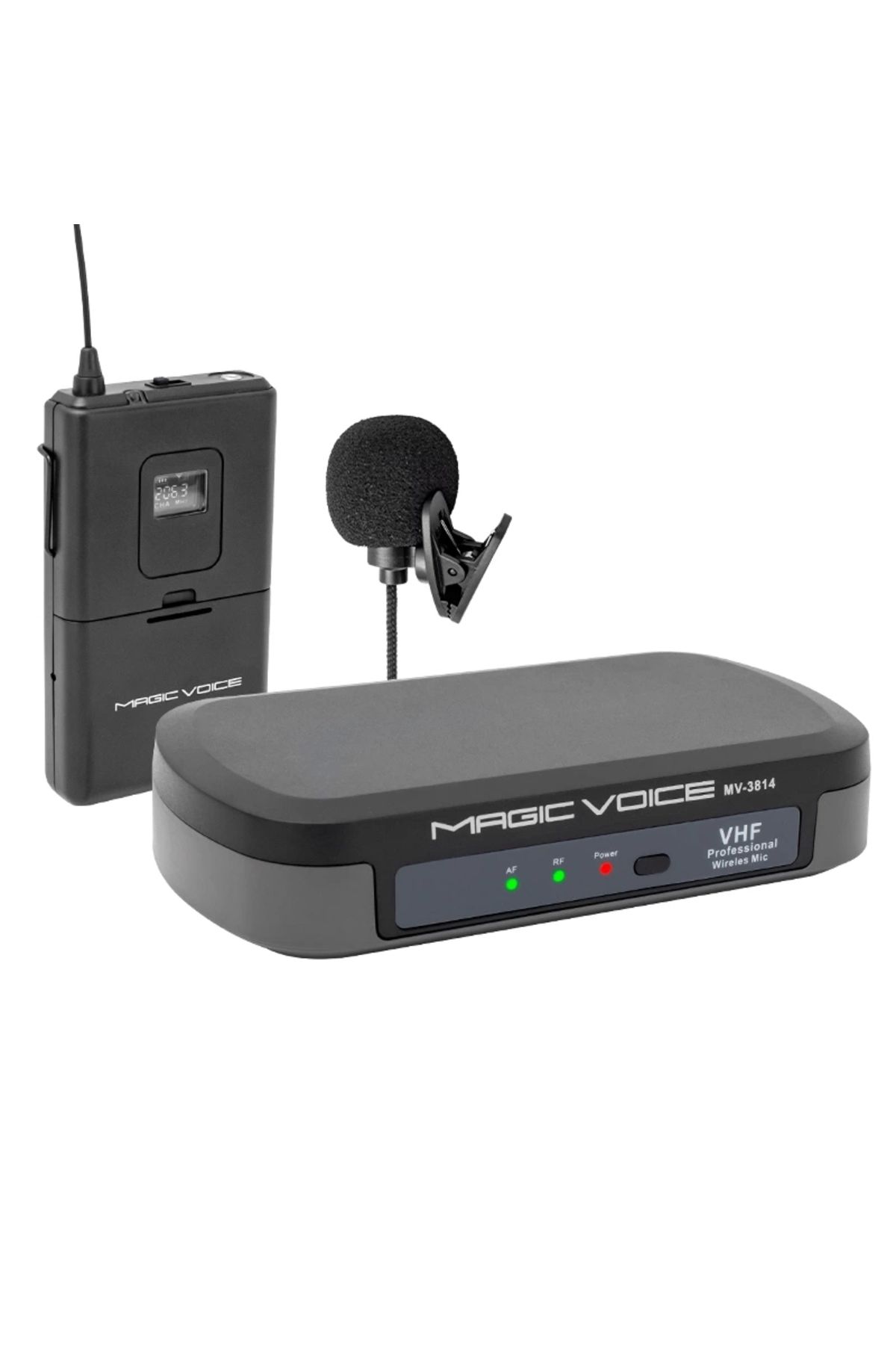 mega fair Magıcvoıce Mv-3812 Vhf Yaka Tipi Telsiz Mikrofon