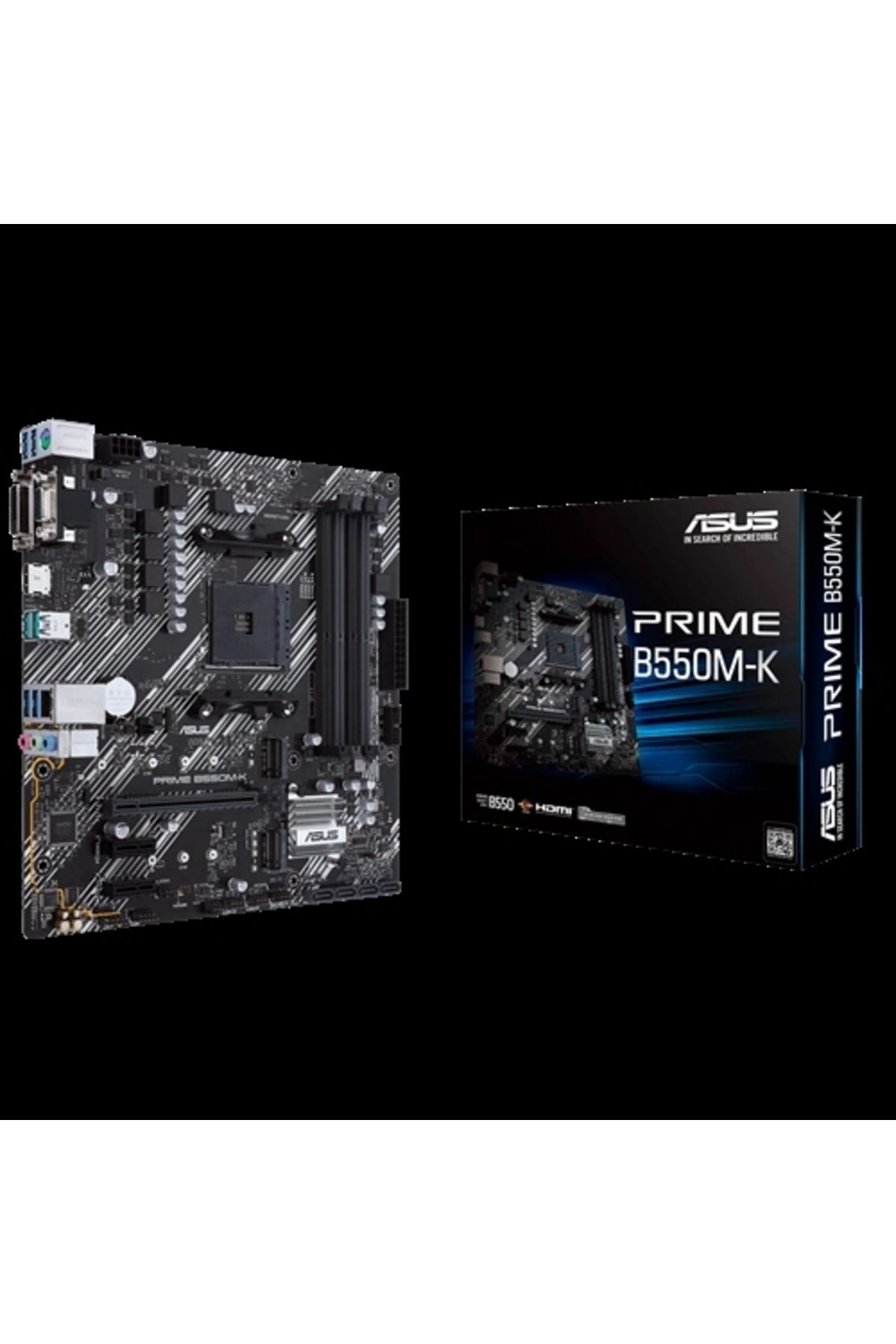 ShopNova ASUS PRIME B550M-K DDR4 4600MHZ 1XVGA 1XHDMI 1XDVI 2XM.2 USB 3.2 MATX AM4 (AMD AM4 5000/4000 G/3000