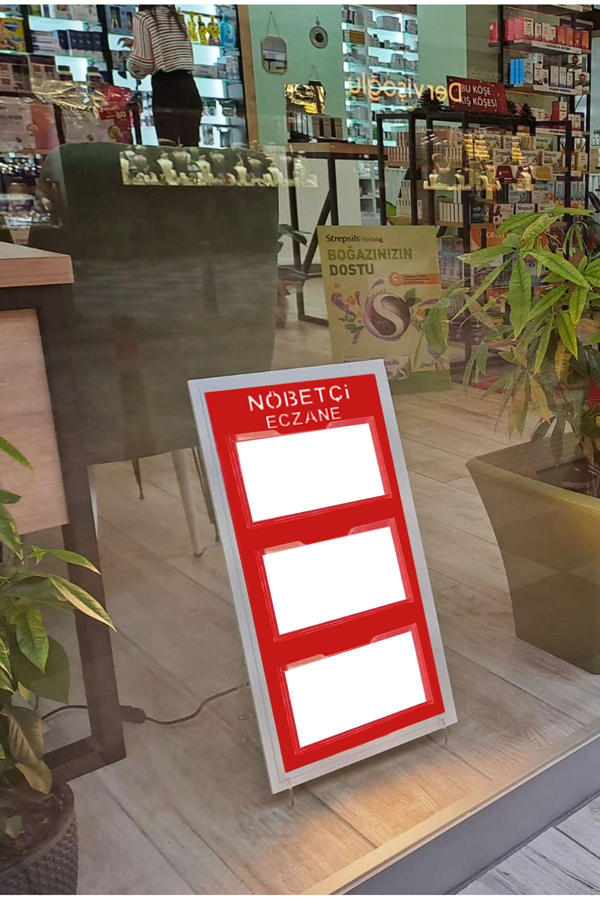 Ufuk Store IŞIKLI NÖBETÇİ ECZANE PANOSU MODEL 3 AYAKLI