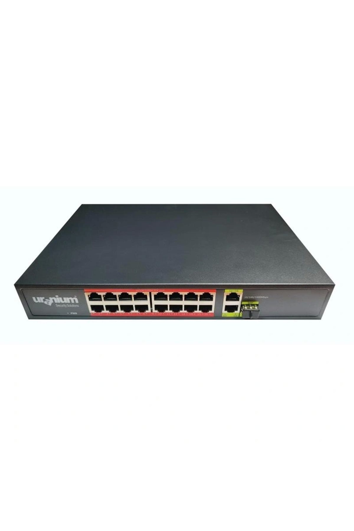 ShopNova URANIUM POE-G1621SFP-300W 16 PORT GIGABIT+2XGB RJ45+1XSFP UPLINK POE RACKMOUNT SWITCH (REALTEK CHIPS