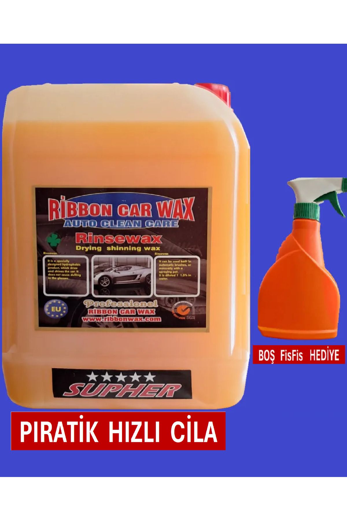 SOFT Rb Rinsewax 5 Kg ( Pratik Hızlı Cila - Yağmur Su Kaydırıcı )