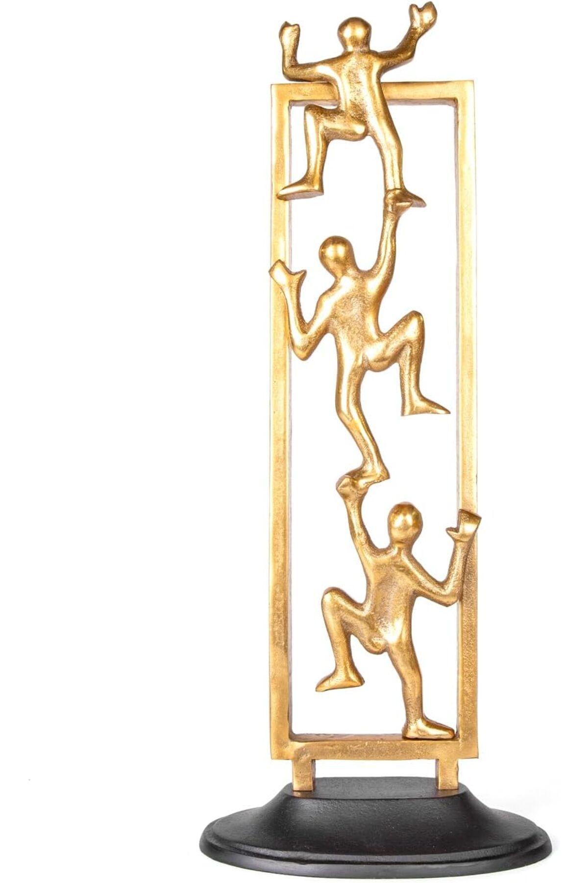 LUXE Metal Dekor Tasarım Obje Gümüş 21x11x51 Cm. LXSHP 1055529